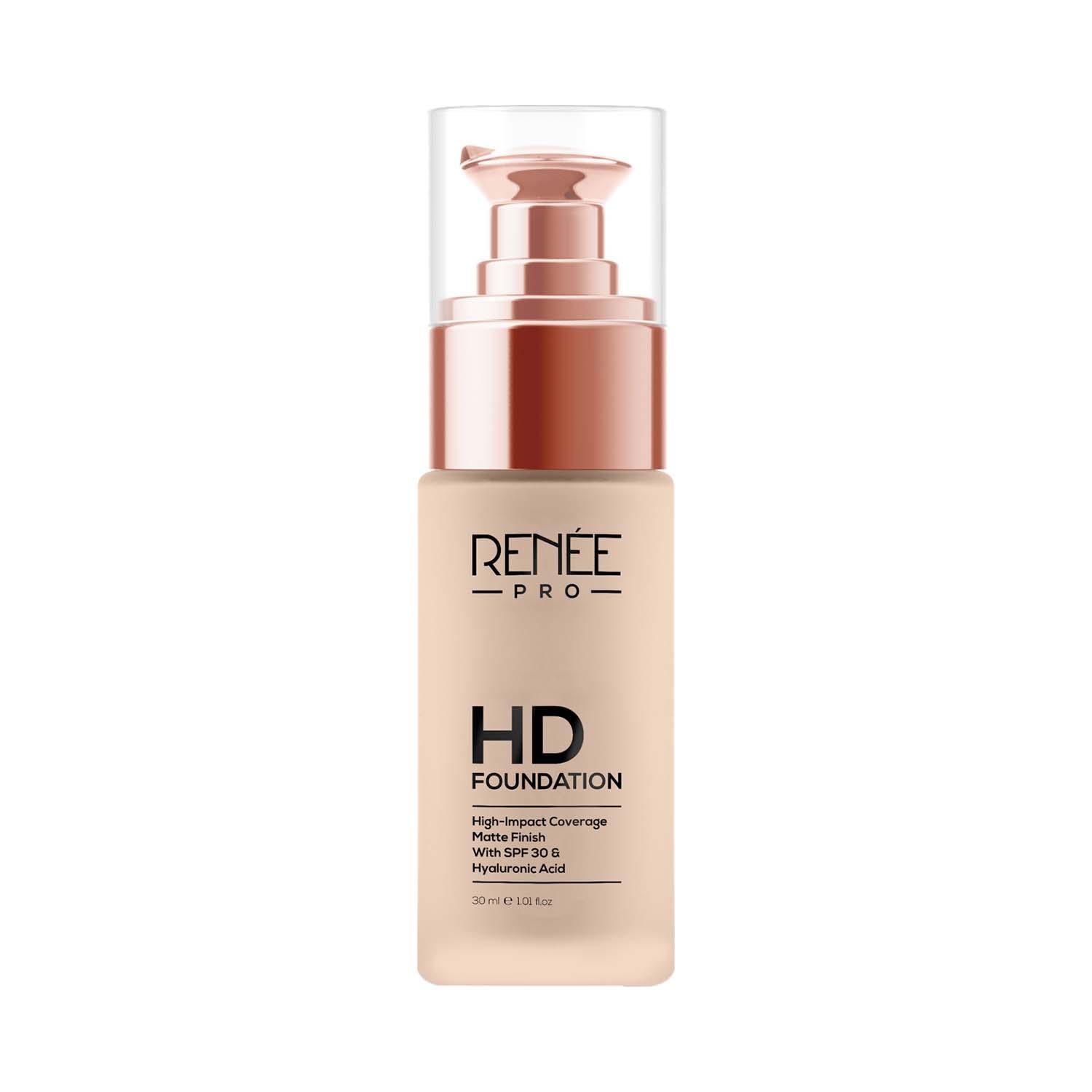 RENEE | Renee Cosmetics Pro HD Foundation With SPF 30 - Sandal (30 ml)