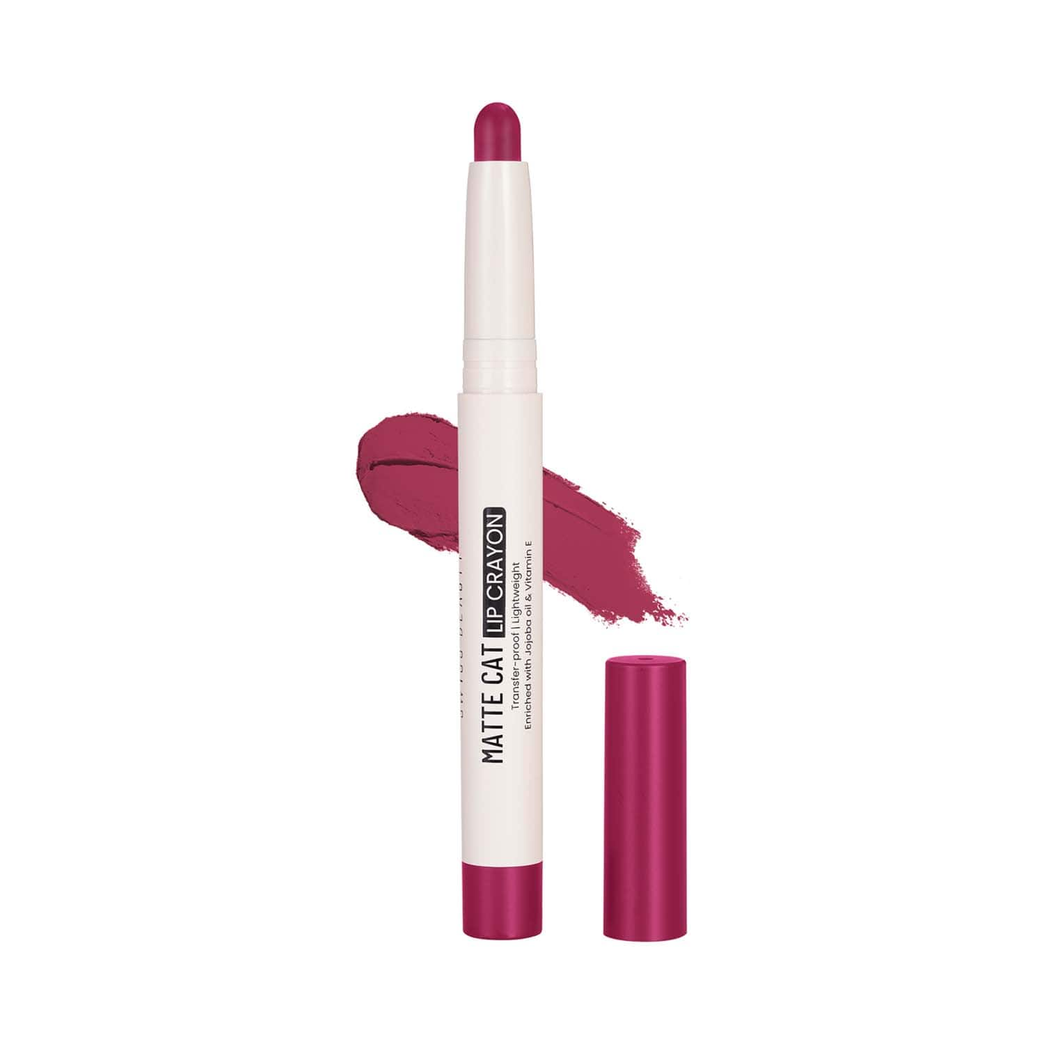 Swiss Beauty | Swiss Beauty Matte Cat Lip Crayon - Wild Rose (1.5 g)