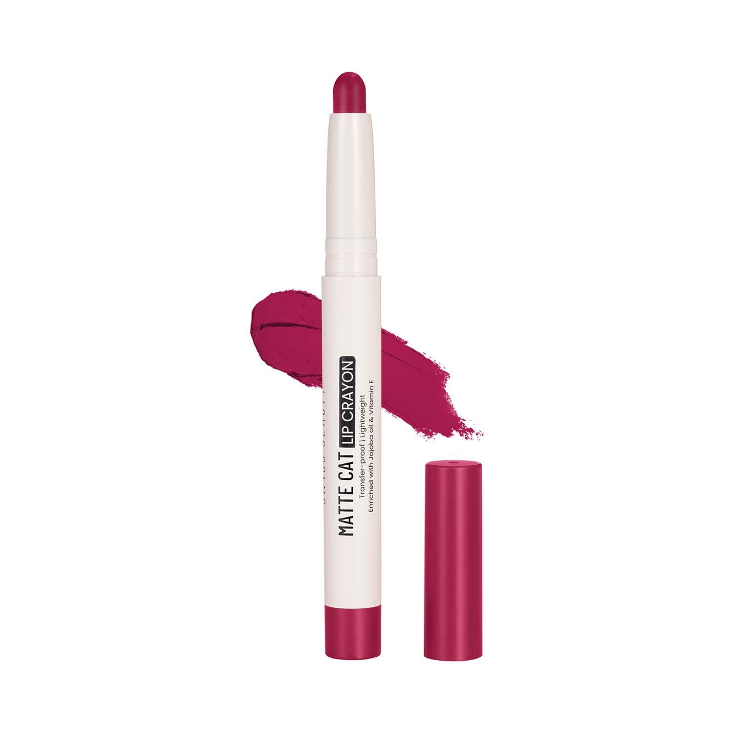 Swiss Beauty | Swiss Beauty Matte Cat Lip Crayon - Sinful Scarlet (1.5 g)