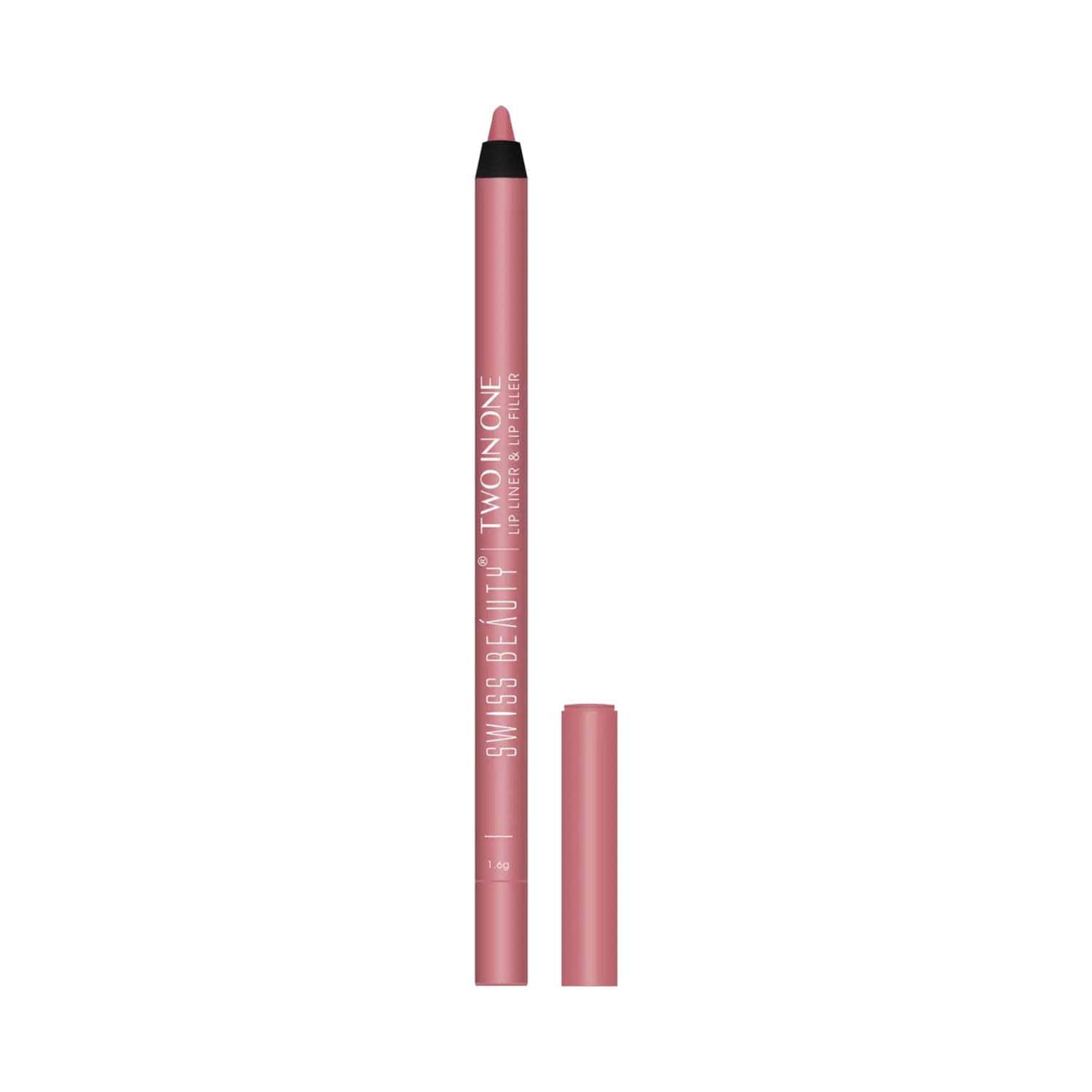 Swiss Beauty | Swiss Beauty Bold Matt Two In One Lip Liner - Natural Pink (1.6 g)