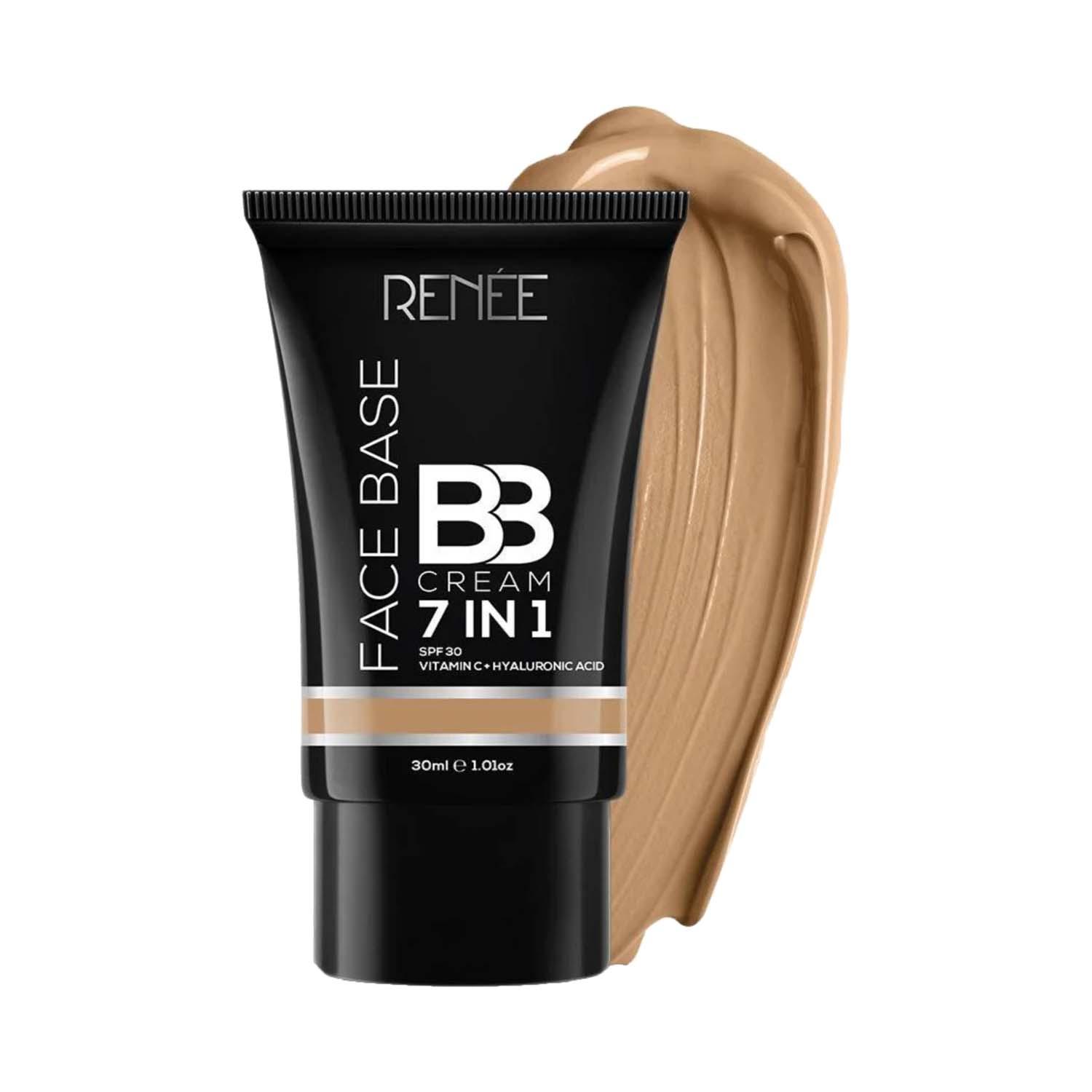 RENEE | Renee Cosmetics Face Base 7 in 1 BB Cream with SPF 30 - B07 Hazelnut 30Ml