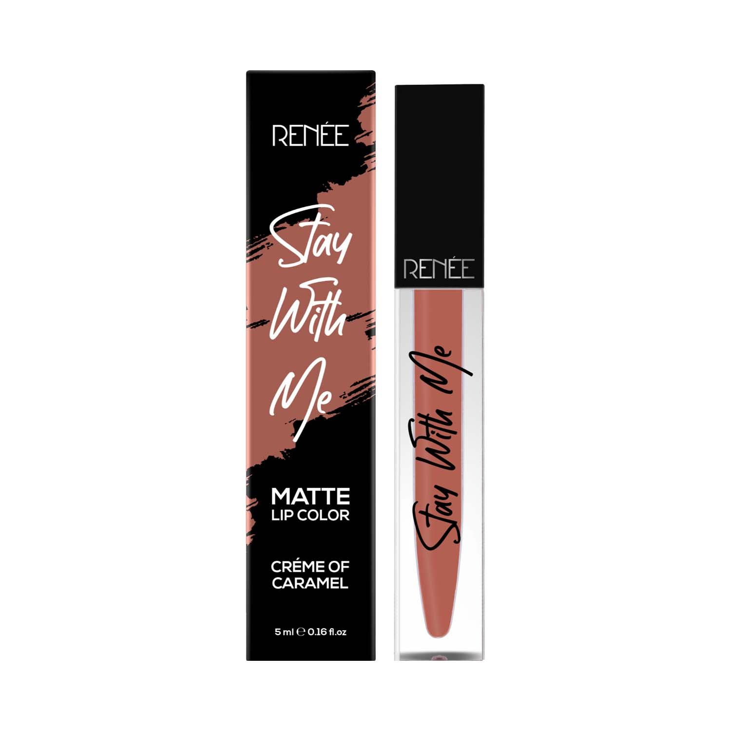 RENEE | Renee Cosmetics Stay With Me Matte Lip Color - Creme Of Caramel (5 ml)