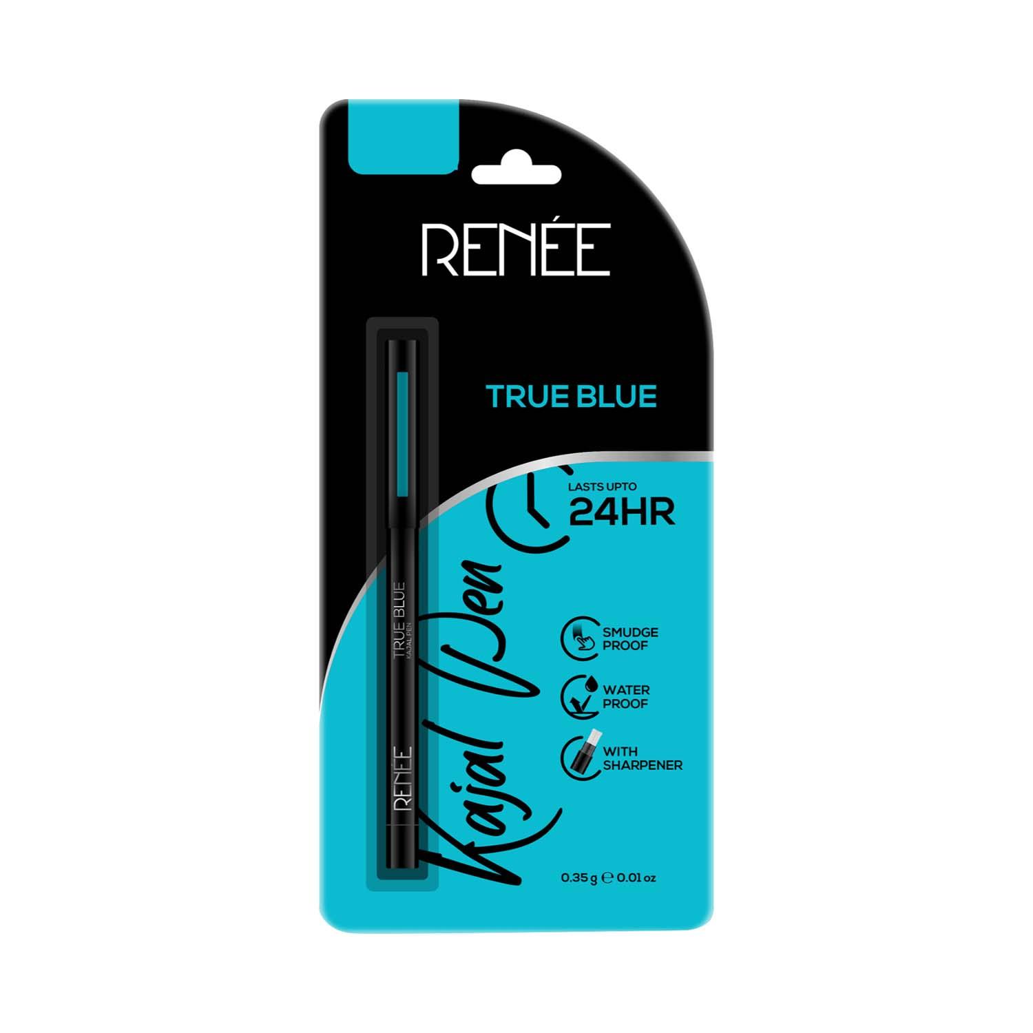 RENEE | Renee Cosmetics Kajal Pen With Sharpener - True Blue (0.35 g)