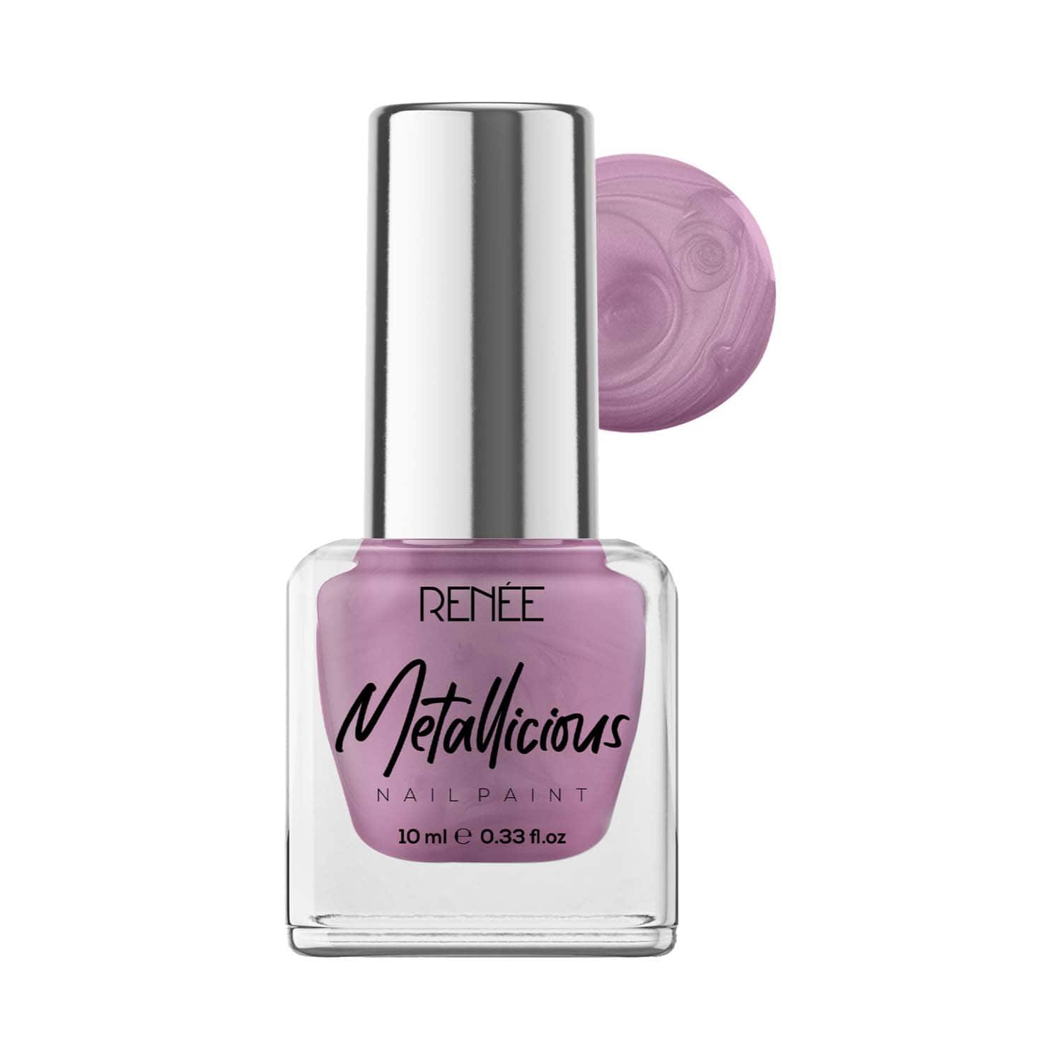 RENEE | Renee Cosmetics Metallicious Nail Paint - Tea Rose (10 ml)