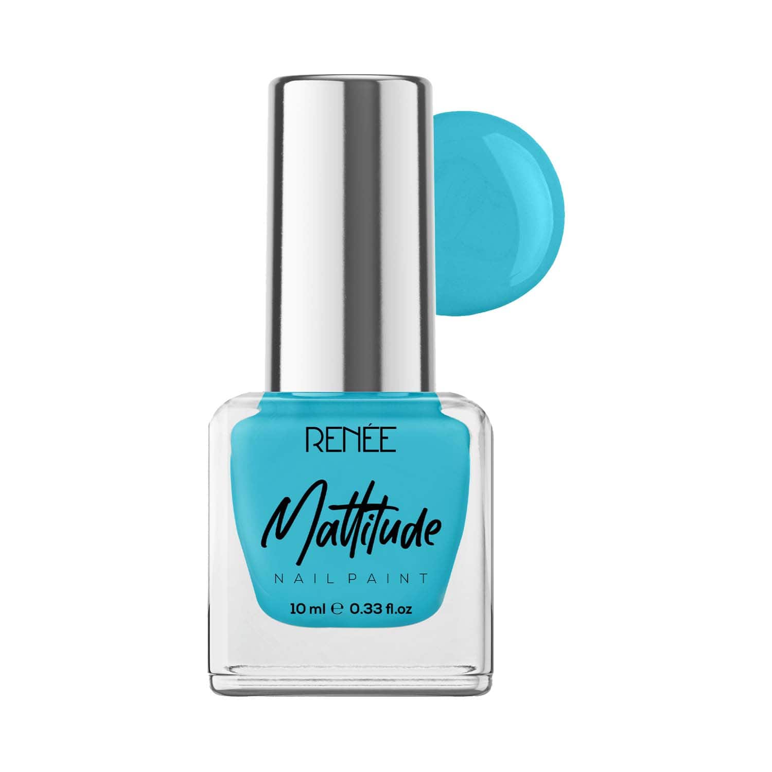 RENEE | Renee Cosmetics Mattitude Nail Paint - Azure Blu (10 ml)