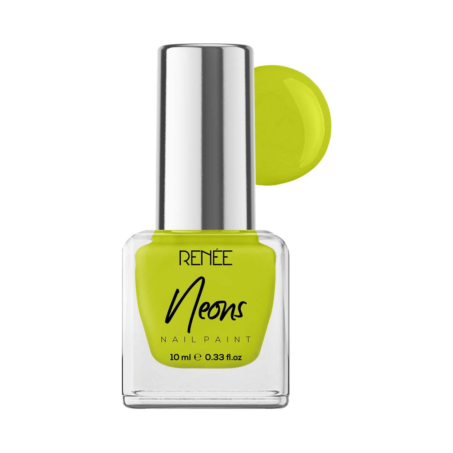 RENEE | Renee Cosmetics Neons Nail Paint - Yellow Beam (10 ml)