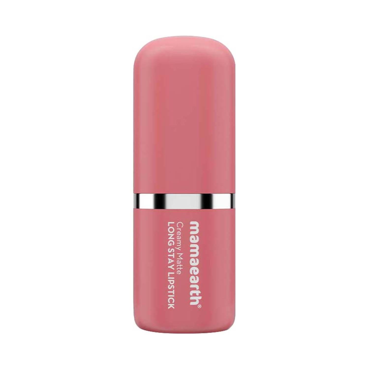 Mamaearth | Mamaearth Creamy Matte Long Stay Lipstick - Hibiscus Nude (4.2 g)