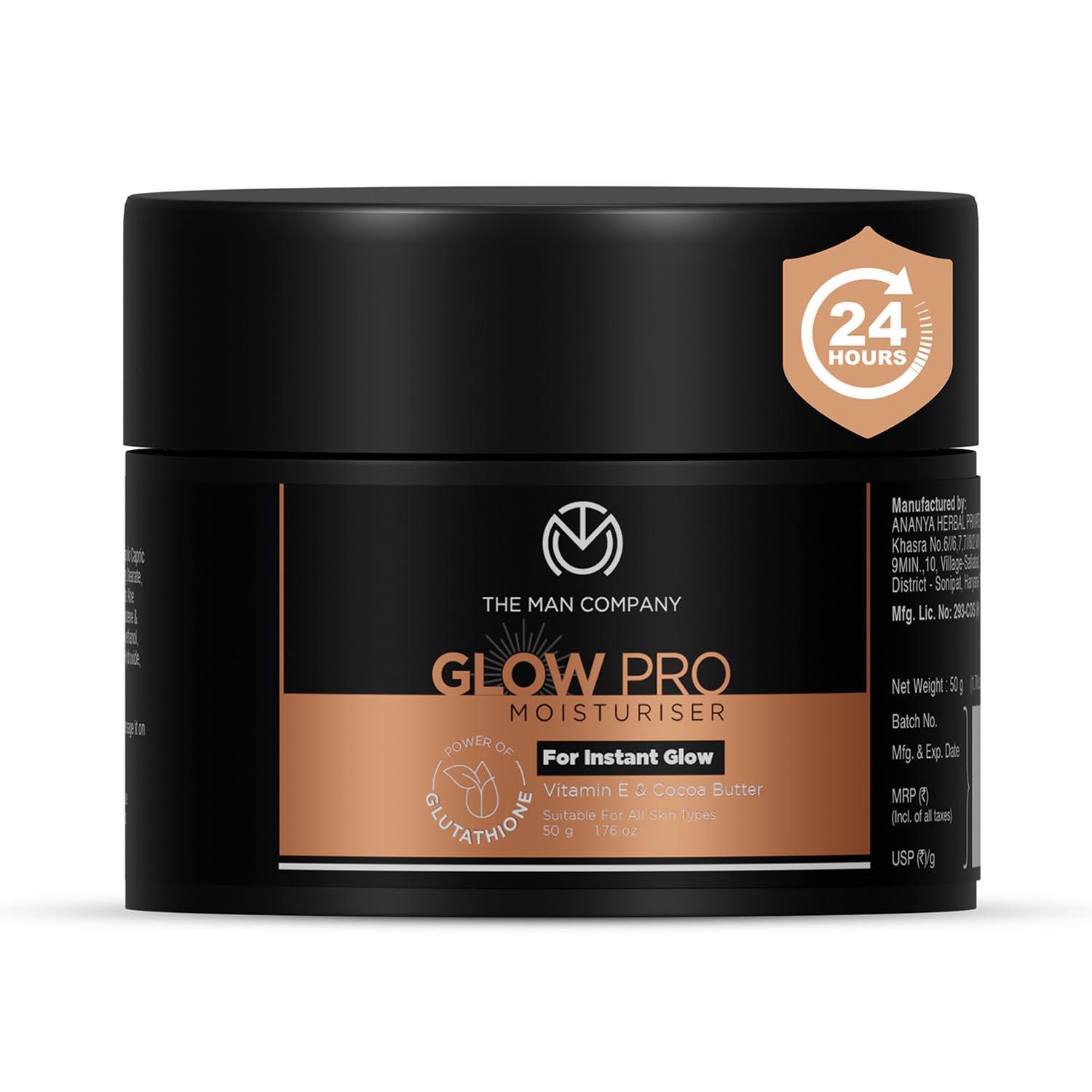 The Man Company | The Man Company Glow pro Face Moisturizer for Hydration & Dark Spots Reduction - (50 g)