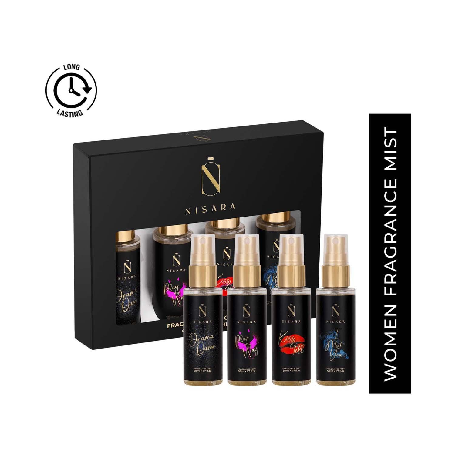 Nisara | Nisara Fragrance Mist Gift Set for Women (4 Pcs)