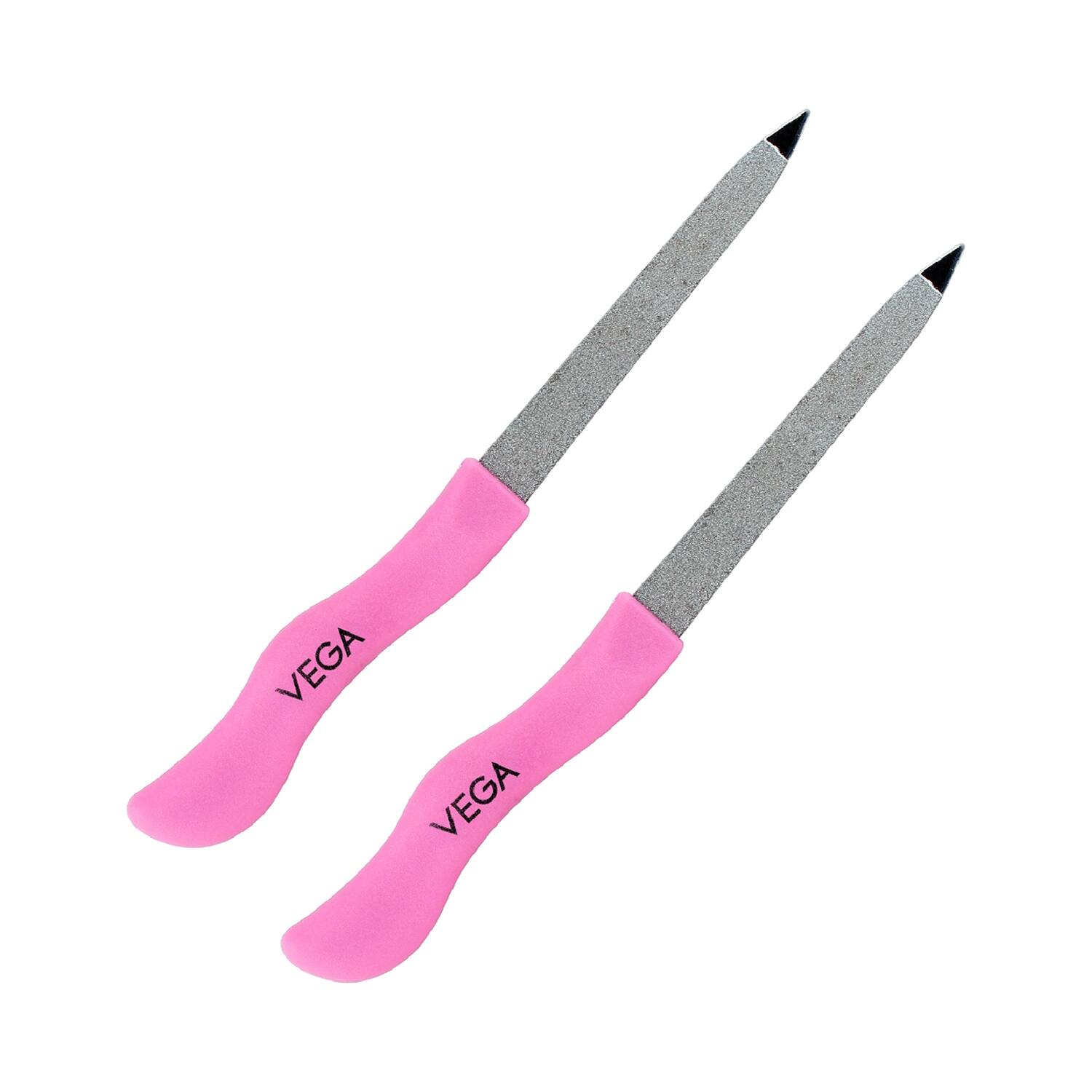 Vega | Vega Hot Pink-Nail File Pink Pack of 2 (15 g)