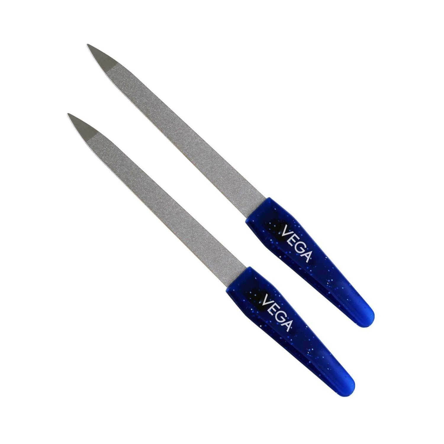 Vega | Vega Nail File, Blue (VC2NF5-BL) (Pack of 2)