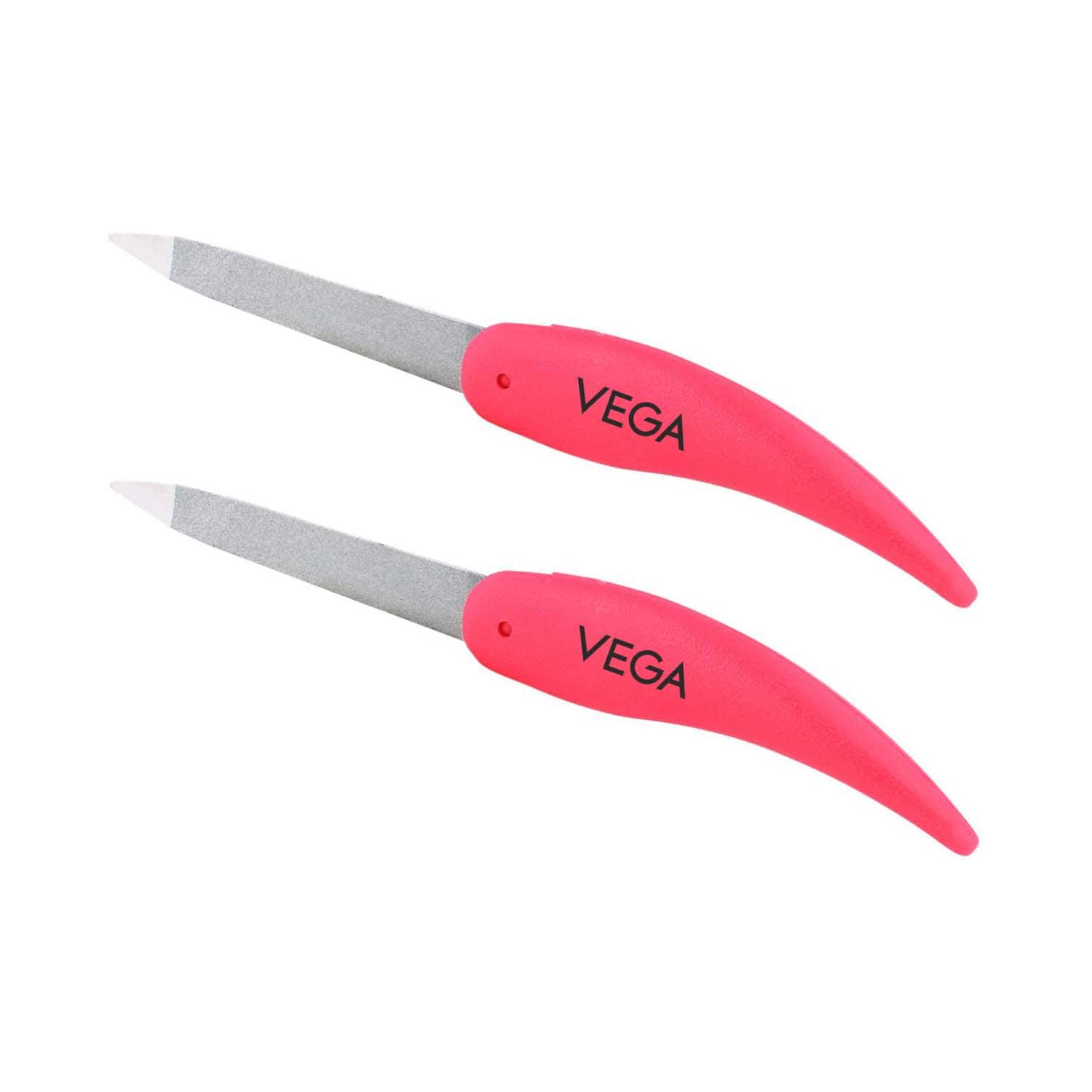 Vega | Vega Foldable Nail File, Pink (Pack of 2)