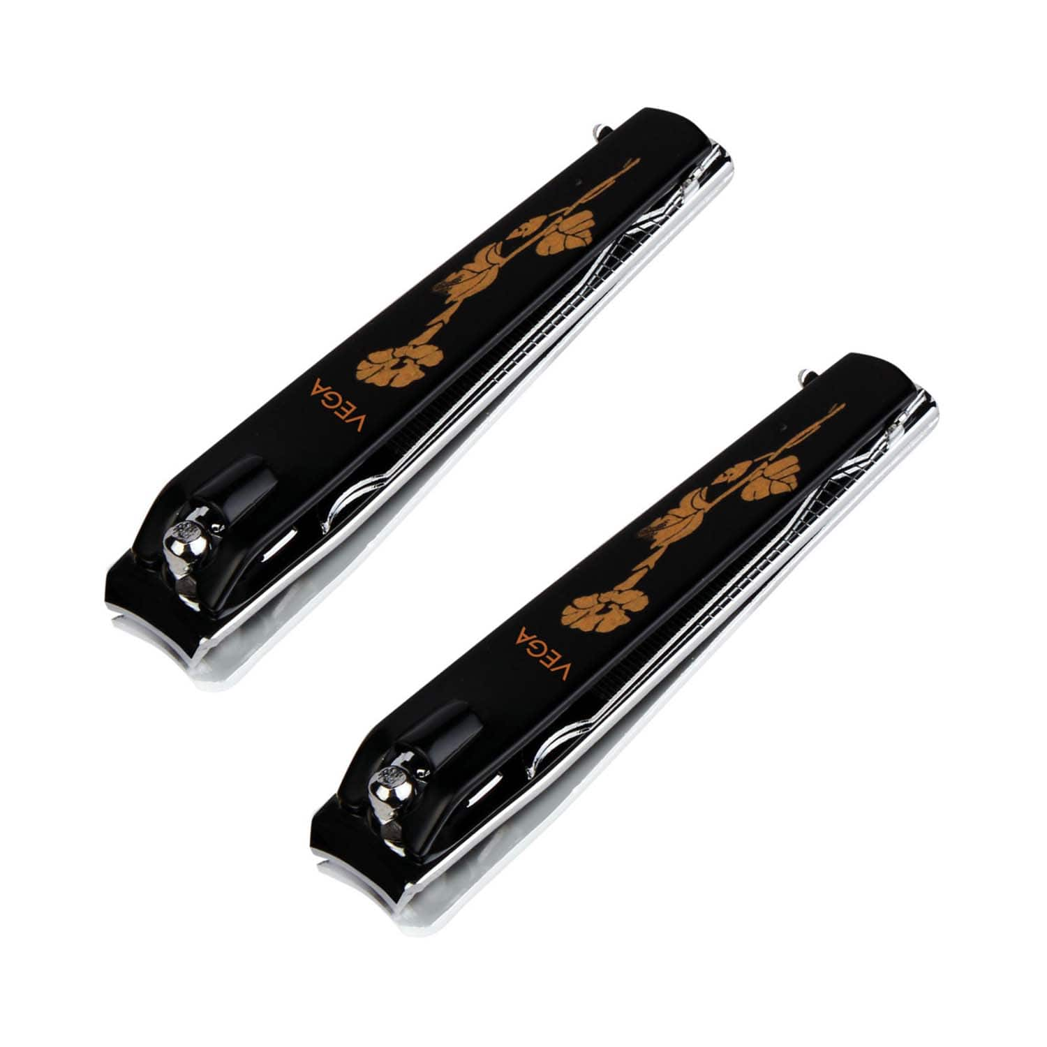 Vega | Vega Large Nail Clipper, Black (Pack of 2)