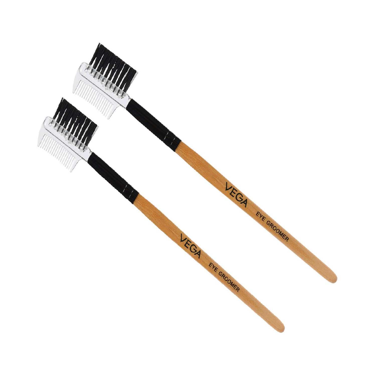 Vega | Vega Eye Groomer, Wooden Color (Pack of 2)