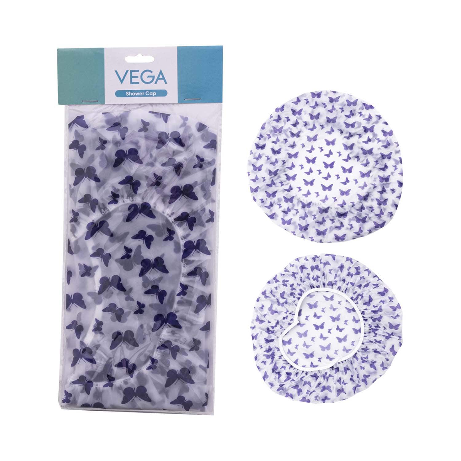 Vega | Vega Set of 2 Premium Colorful Shower Cap (SC-02) (40 g)