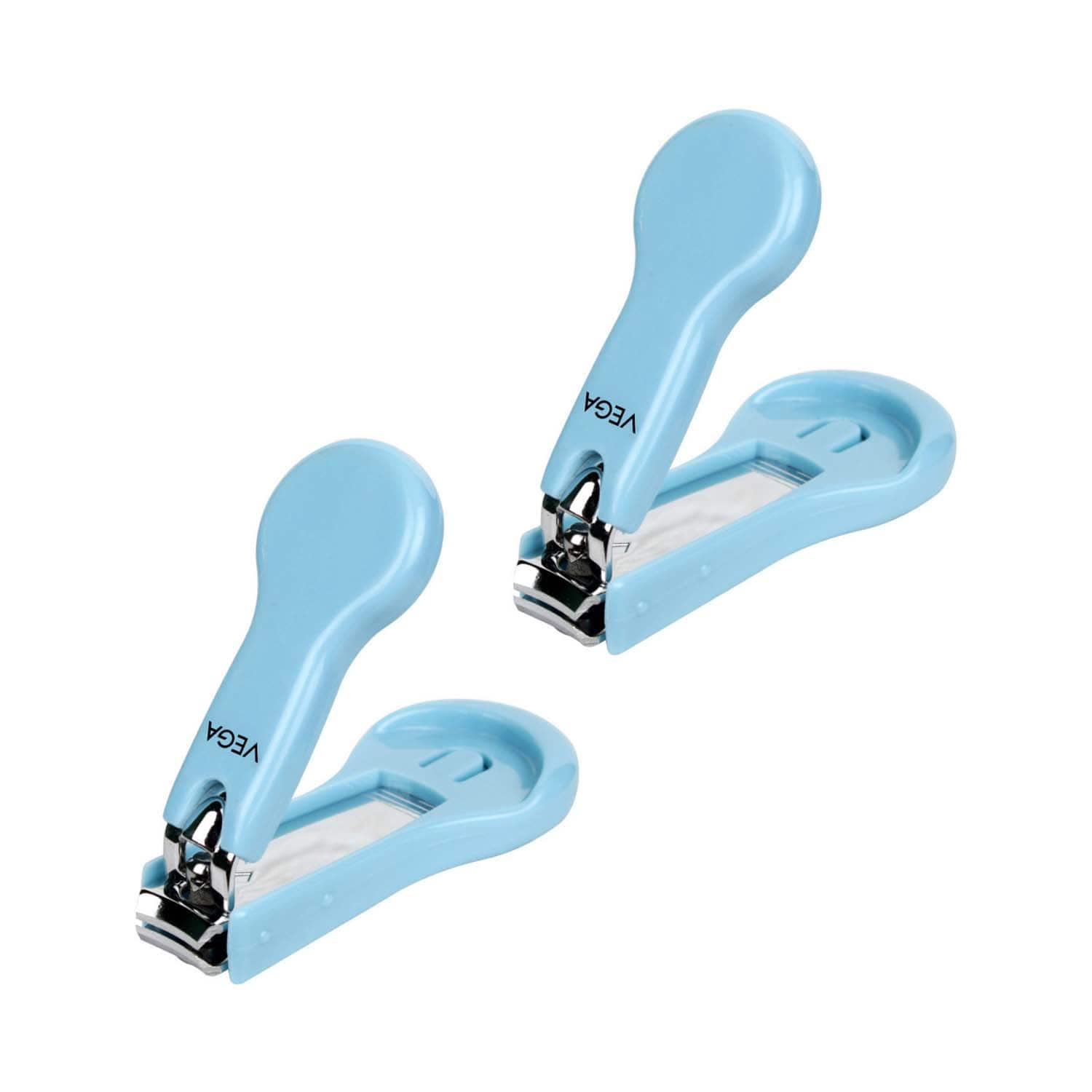 Vega | Vega Baby Nail Clipper, Pink/Blue (Pack of 2)