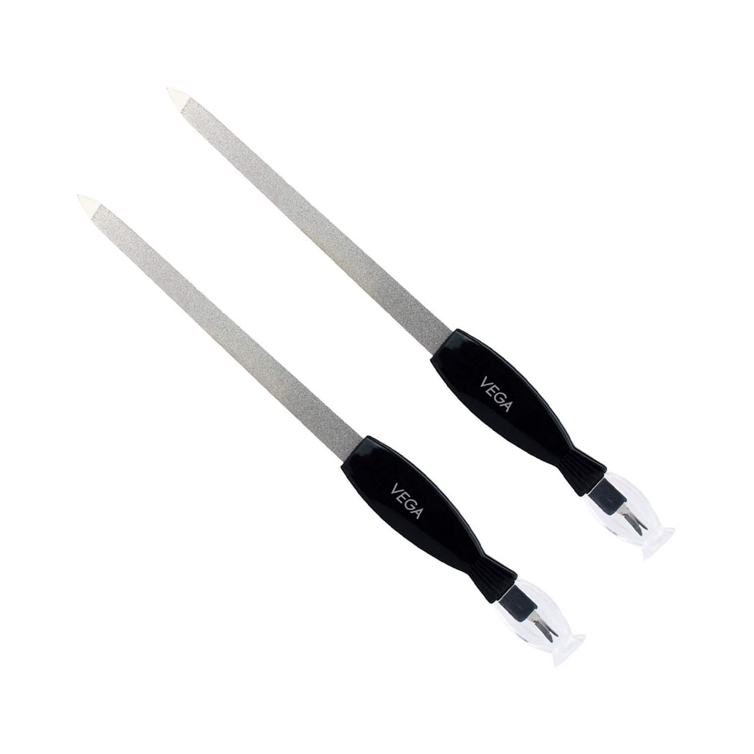 Vega | Vega Nail File with Trimmer Black Pack of 2 (14 g)
