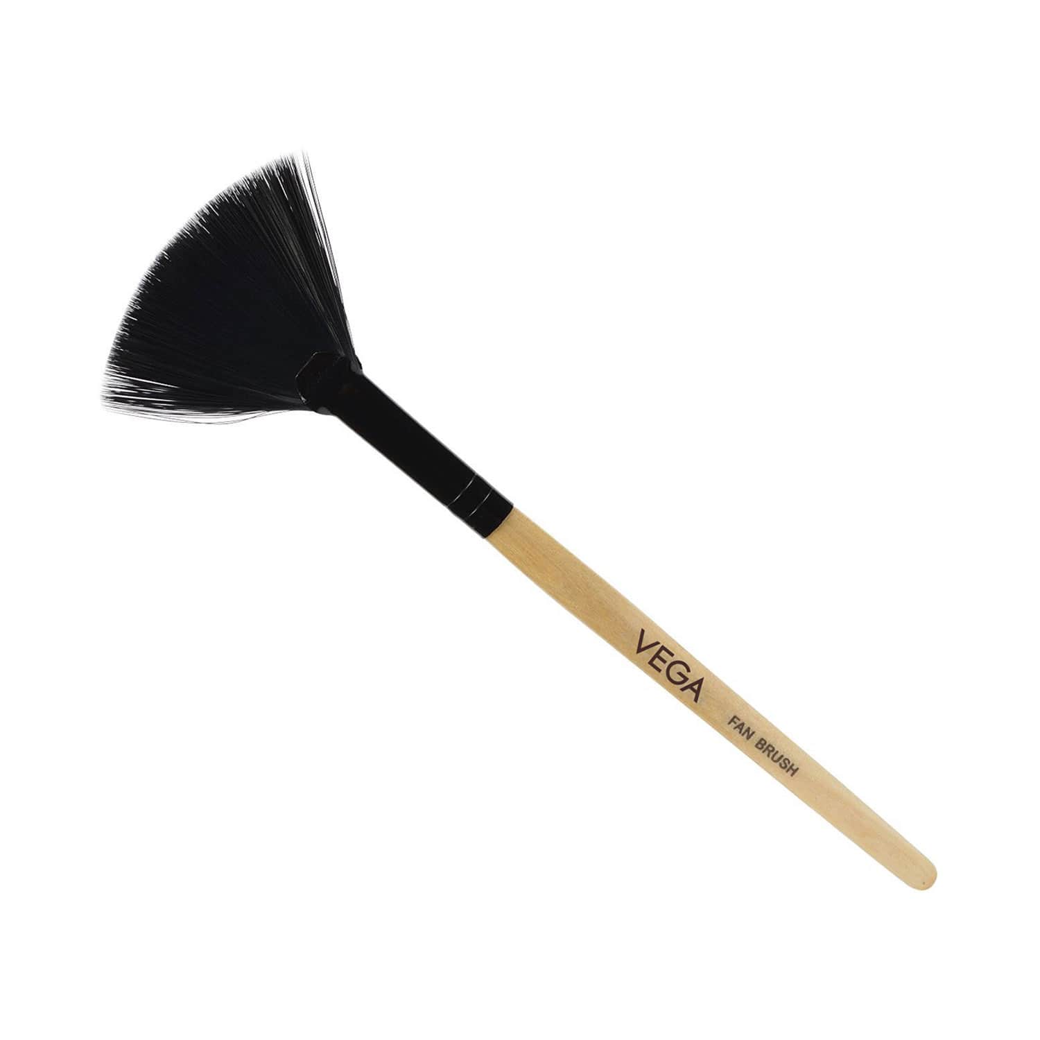 Vega | Vega Fan Makeup Brush Wooden Color Pack of 2 (VC2EV-11) (8 g)