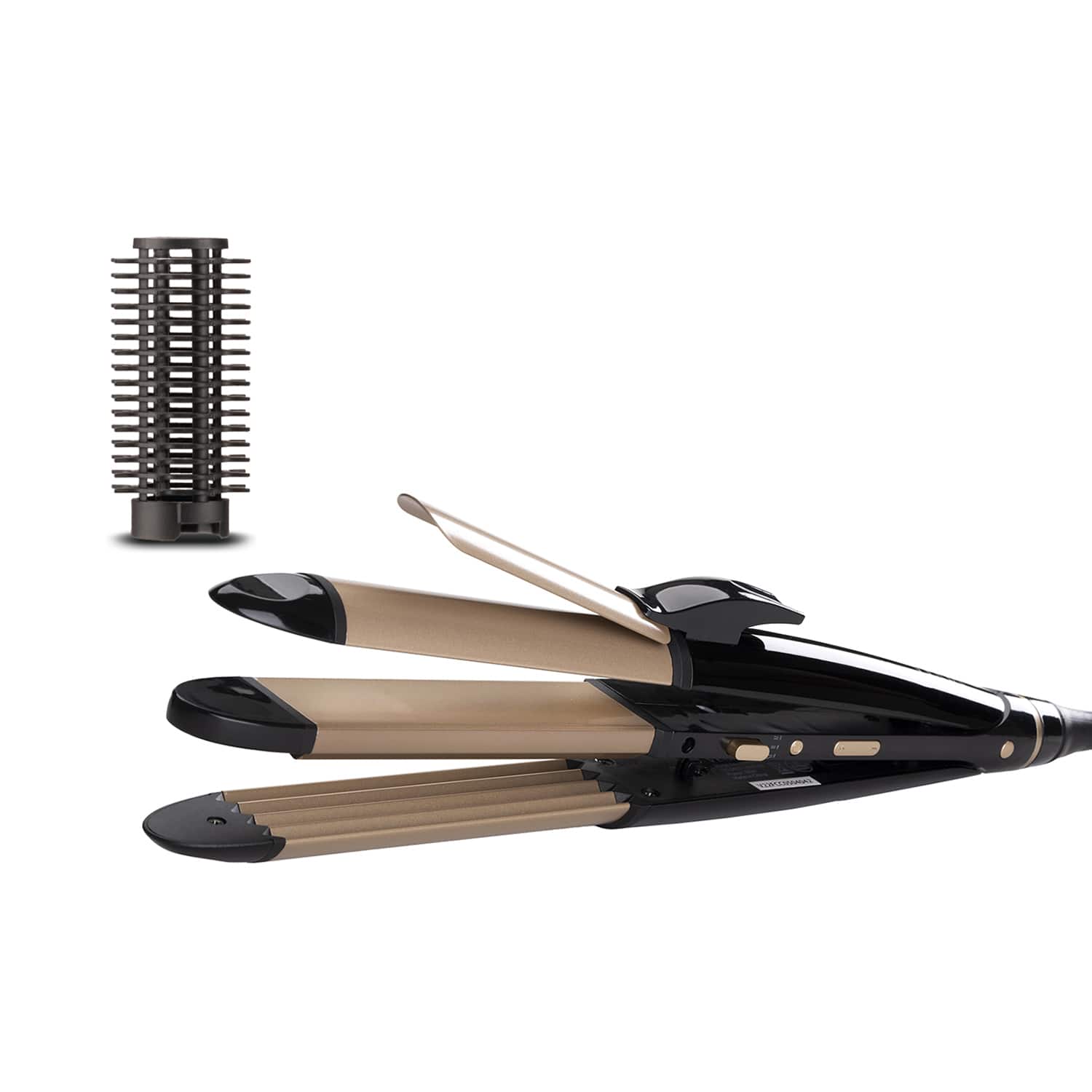 Vega | Vega 4 in 1 Hair Styler Hair Straightening Brush Straightener Curler & Crimper (VHSCC-05)