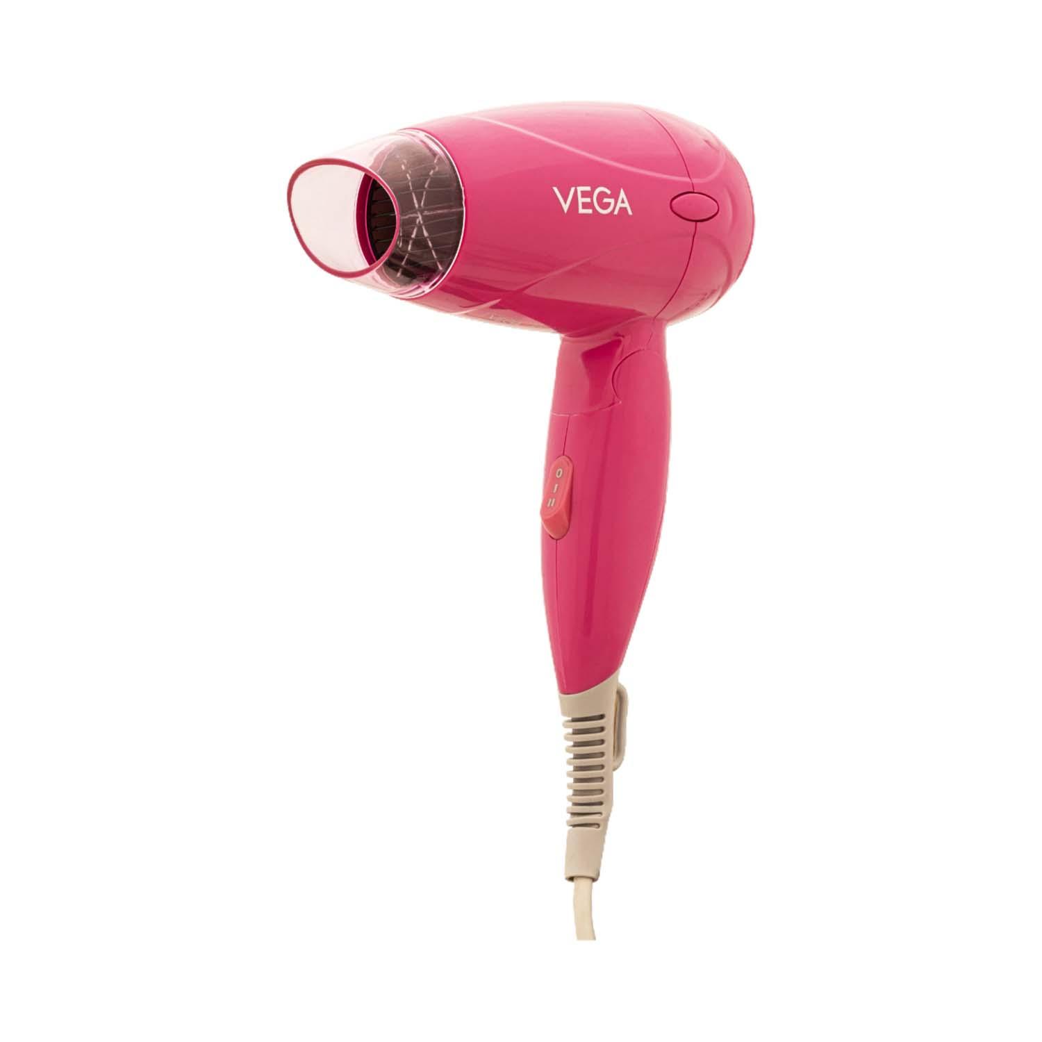 Vega | Vega Hair Dryer For Women, 1200 Watts, Travel Friendly, Blow Dryer With Foldable Handle (VHDH-33)