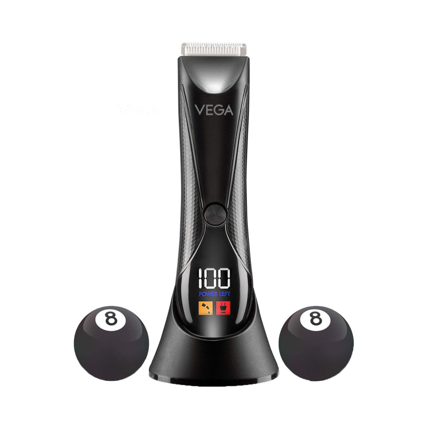 Vega | Vega Cleanball Body Trimmer for Men Multi Purpose Trimmer Waterproof 90 Min Runtime (VHTH-33)(549 g)