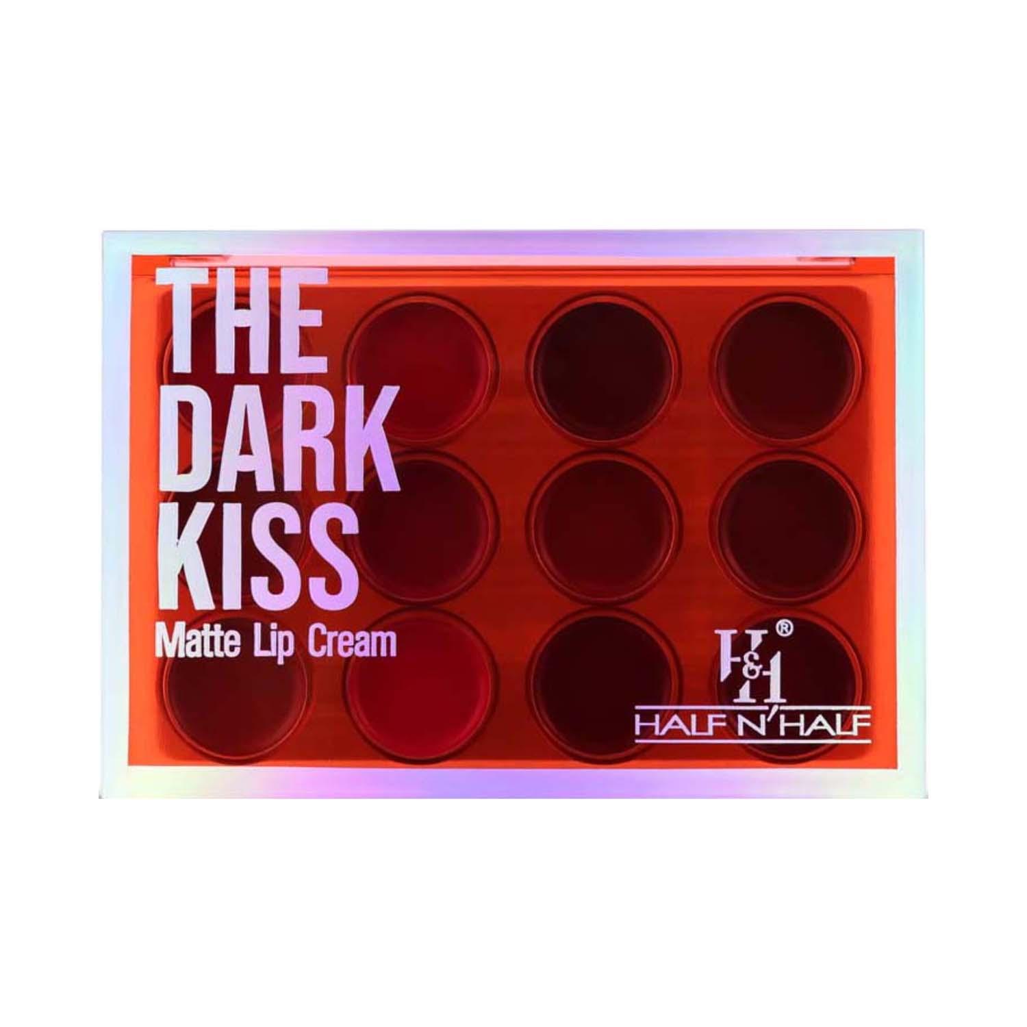 Half N Half | Half N Half Matte Lip Cream Palette - 01 The Dark Kiss (12 g)