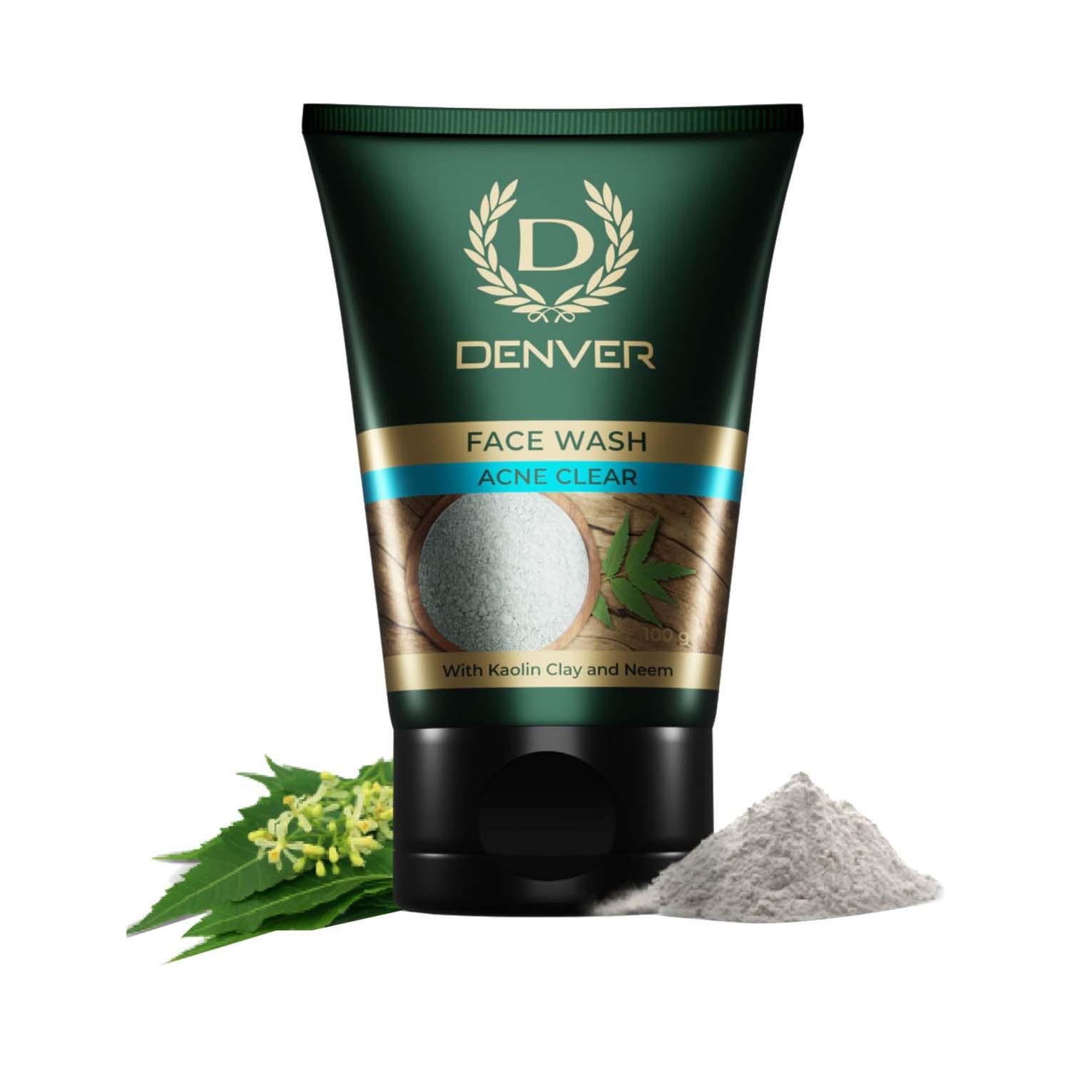 Denver | Denver Acne Clear Face Wash For Men (100 g)