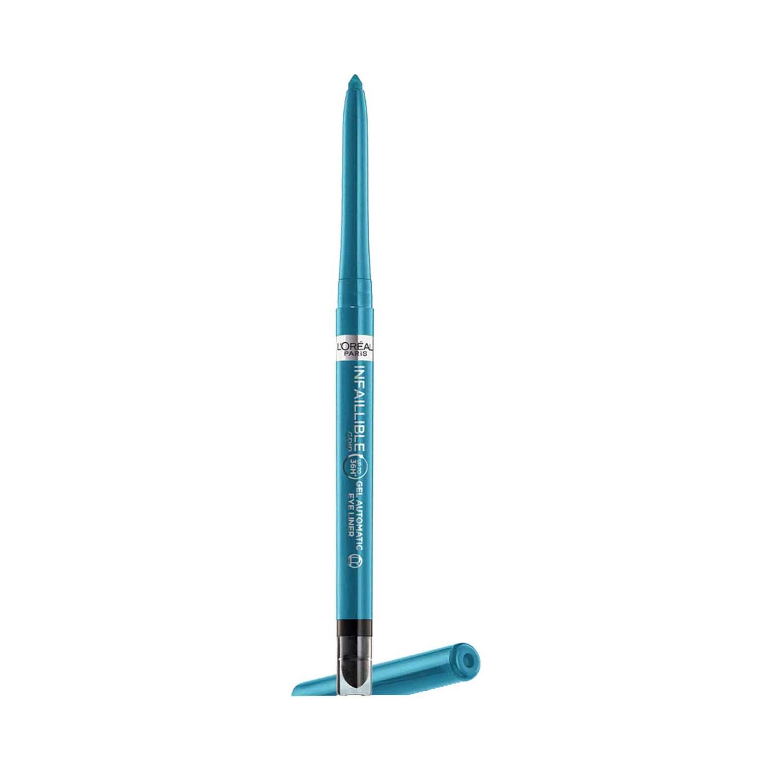 L'Oreal Paris | L'Oreal Paris Infaillible Grip Upto 36H Gel Automatic Eye Liner - 007 Turquoise (5 g)