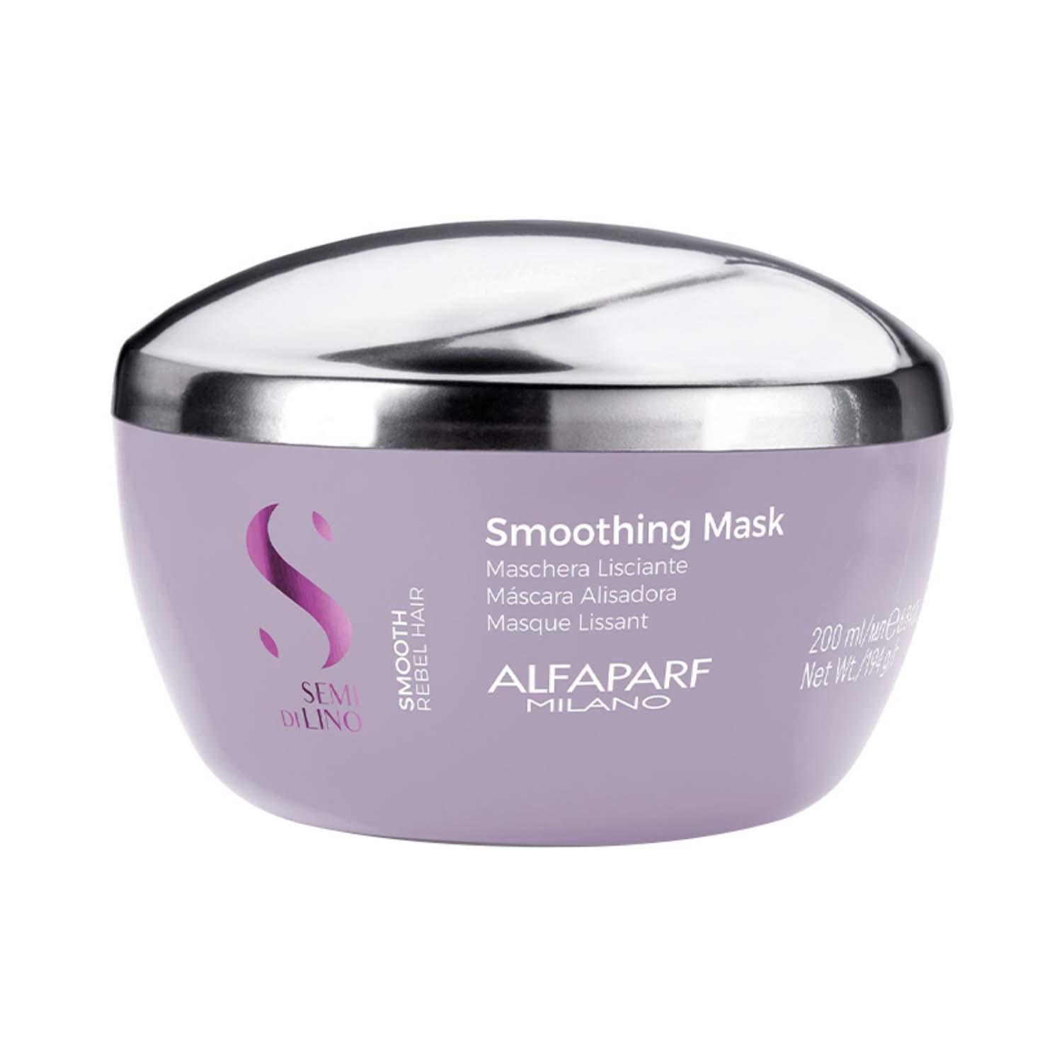 Alfaparf Milano | Alfaparf Milano Smoothing Mask - Dry, Frizzy Hair, Smooth, Shiny, Rebel Hair (200 ml)