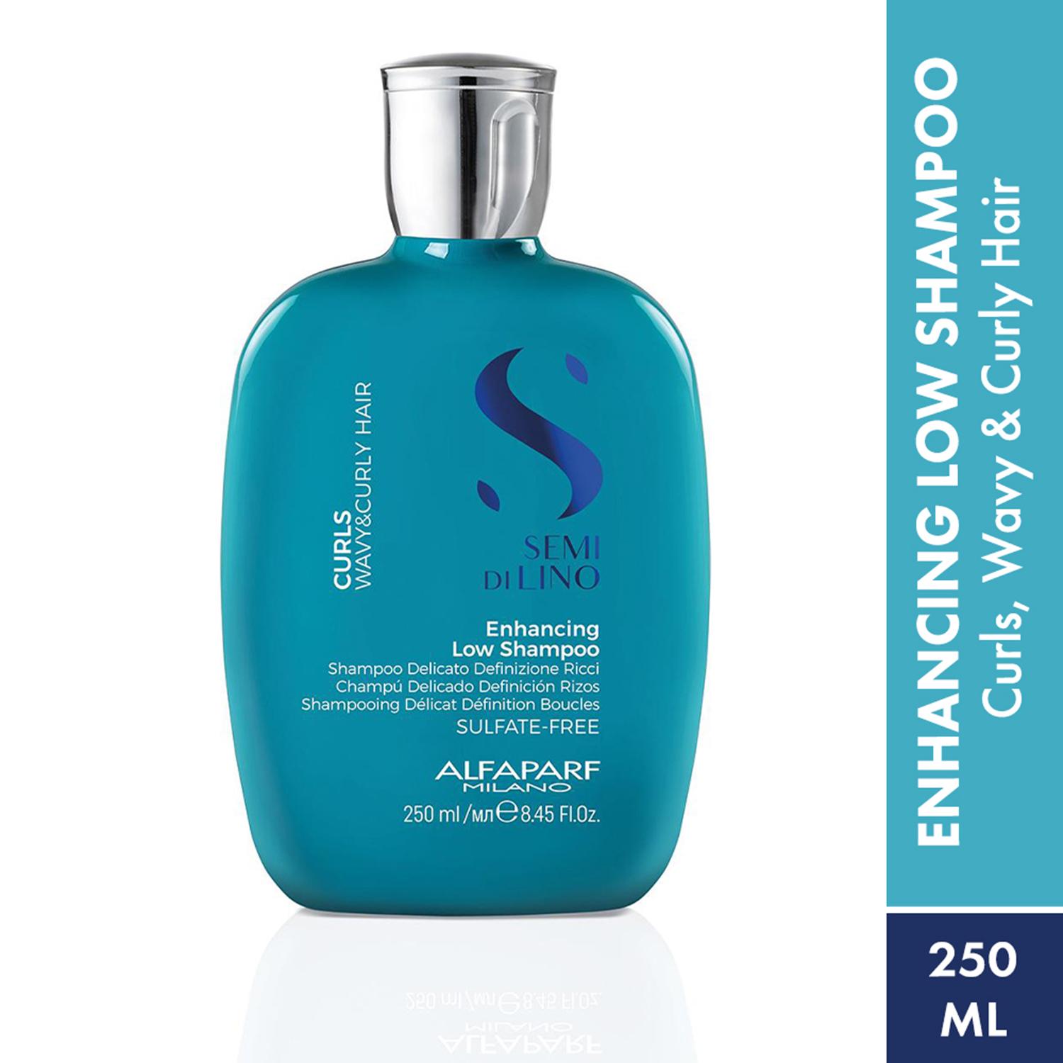 Alfaparf Milano | Alfaparf Milano Curly Hair Enhancing Low shampoo for Curly, Frizzy, Dry Hair (250 ml)