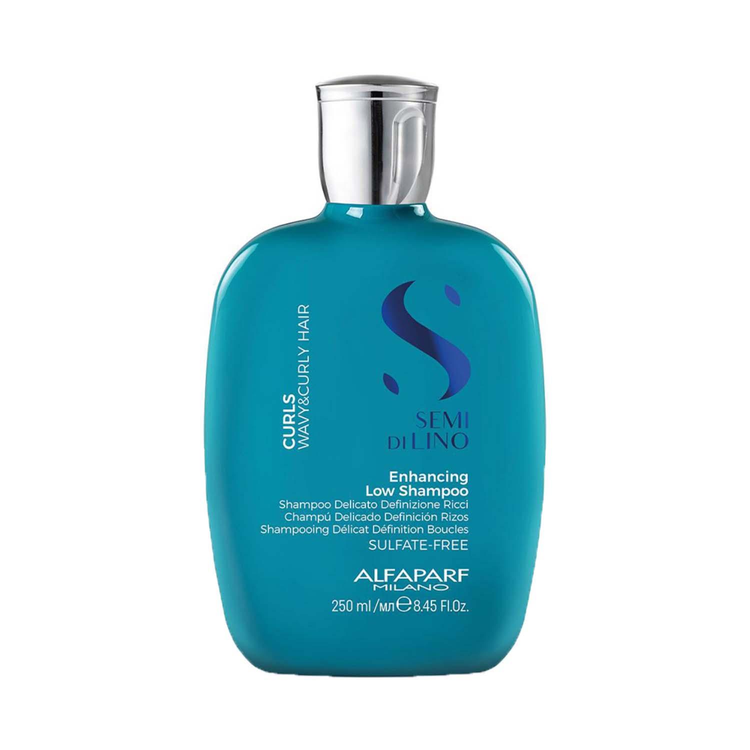 Alfaparf Milano | Alfaparf Milano Curly Hair Enhancing Low shampoo for Curly, Frizzy, Dry Hair (250 ml)