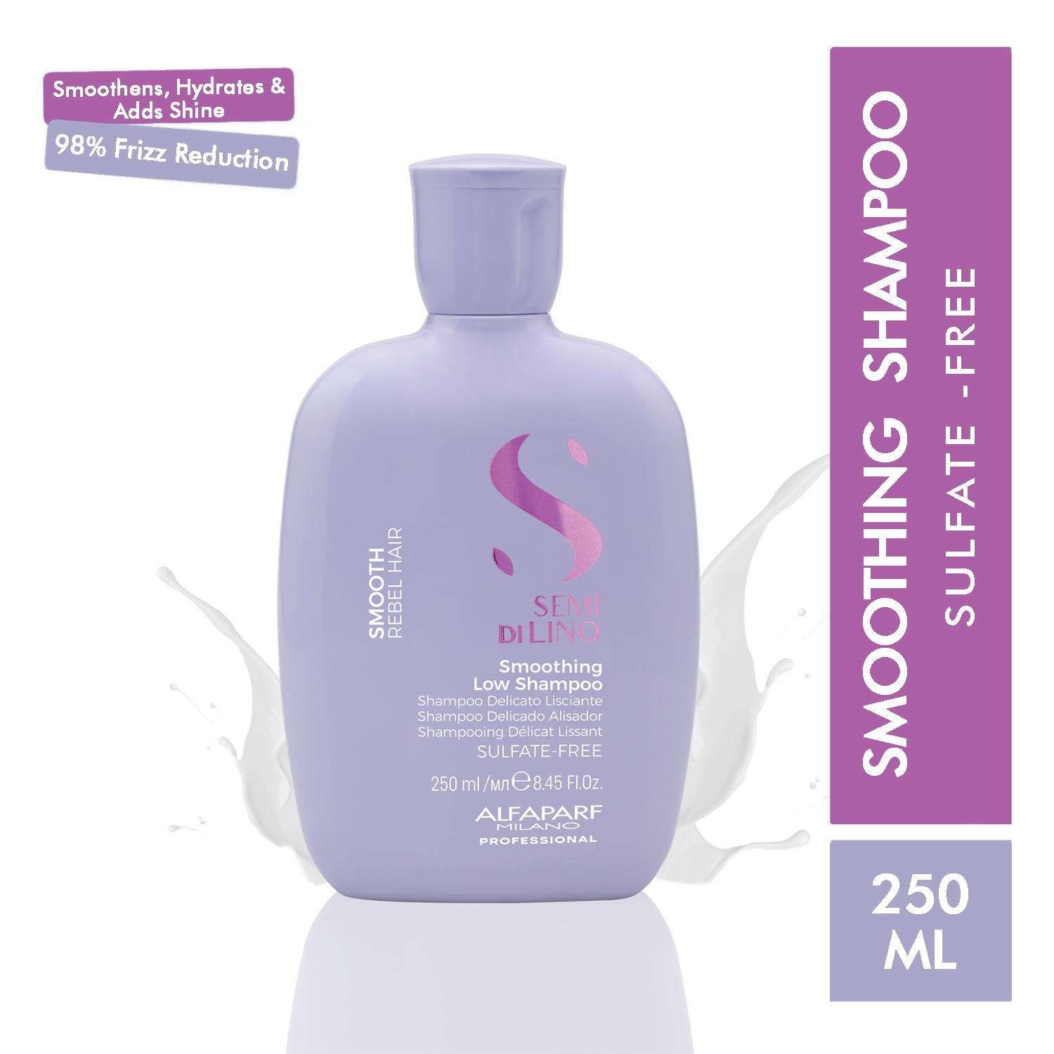 Alfaparf Milano | Alfaparf Milano Smoothing Low Shampoo - Dry, Frizzy Hair, Smooth, Shiny, Rebel Hair (250 ml)