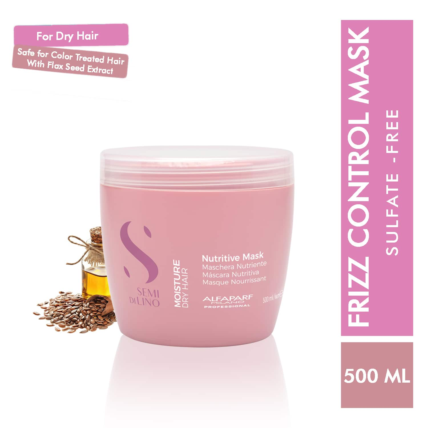 Alfaparf Milano | Alfaparf Milano Nutritive Mask For Dry, Damaged Hair, Frizzy Hair, Moisturizing (500 ml)