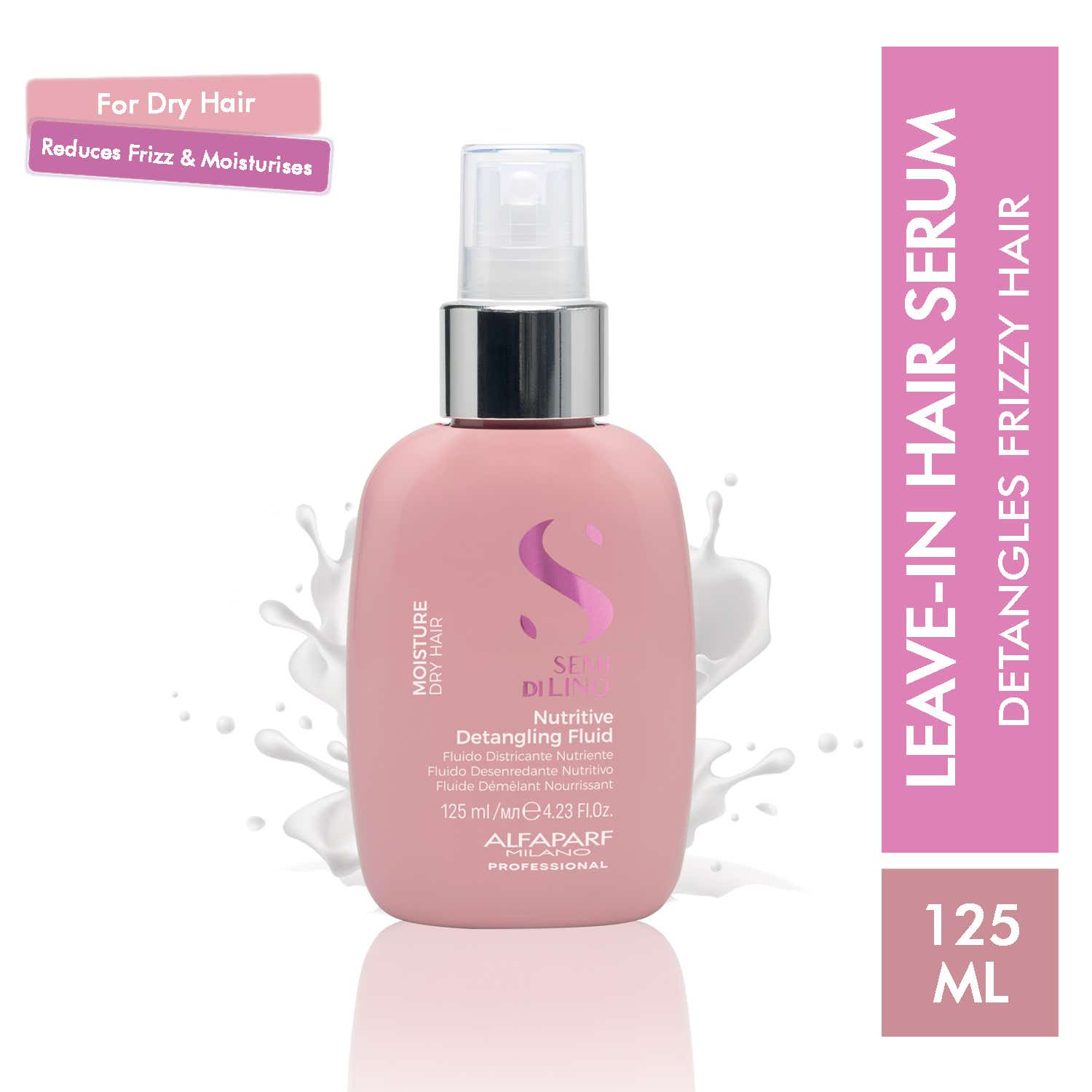 Alfaparf Milano | Alfaparf Milano Nutritive Leave-In Conditioner Hair Spray For Dry Hair, Detangles & Softens (125 ml)