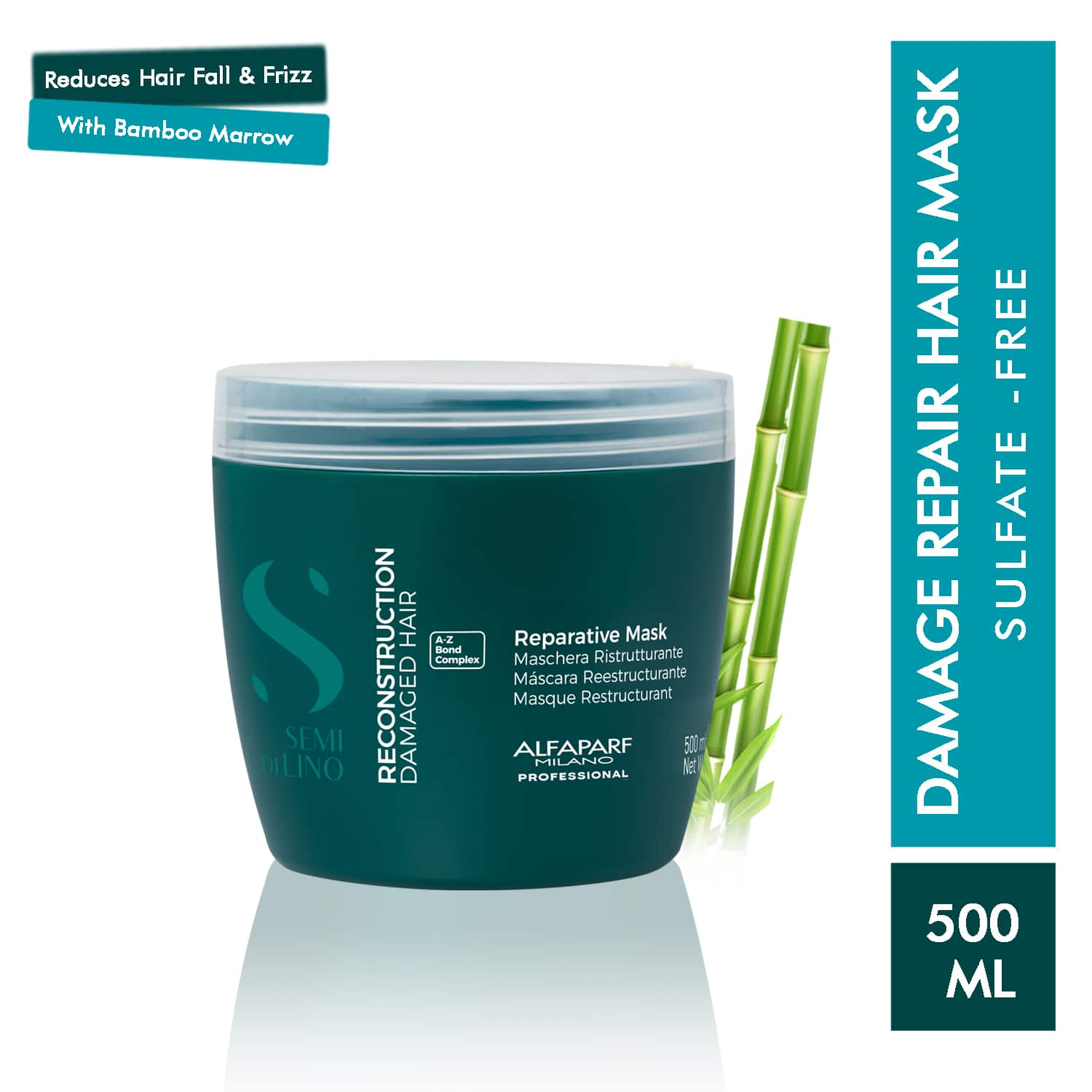 Alfaparf Milano | Alfaparf Milano Reparative Mask Treatment Mask For Dry & Damage Hair, Bond Repair (500 ml)