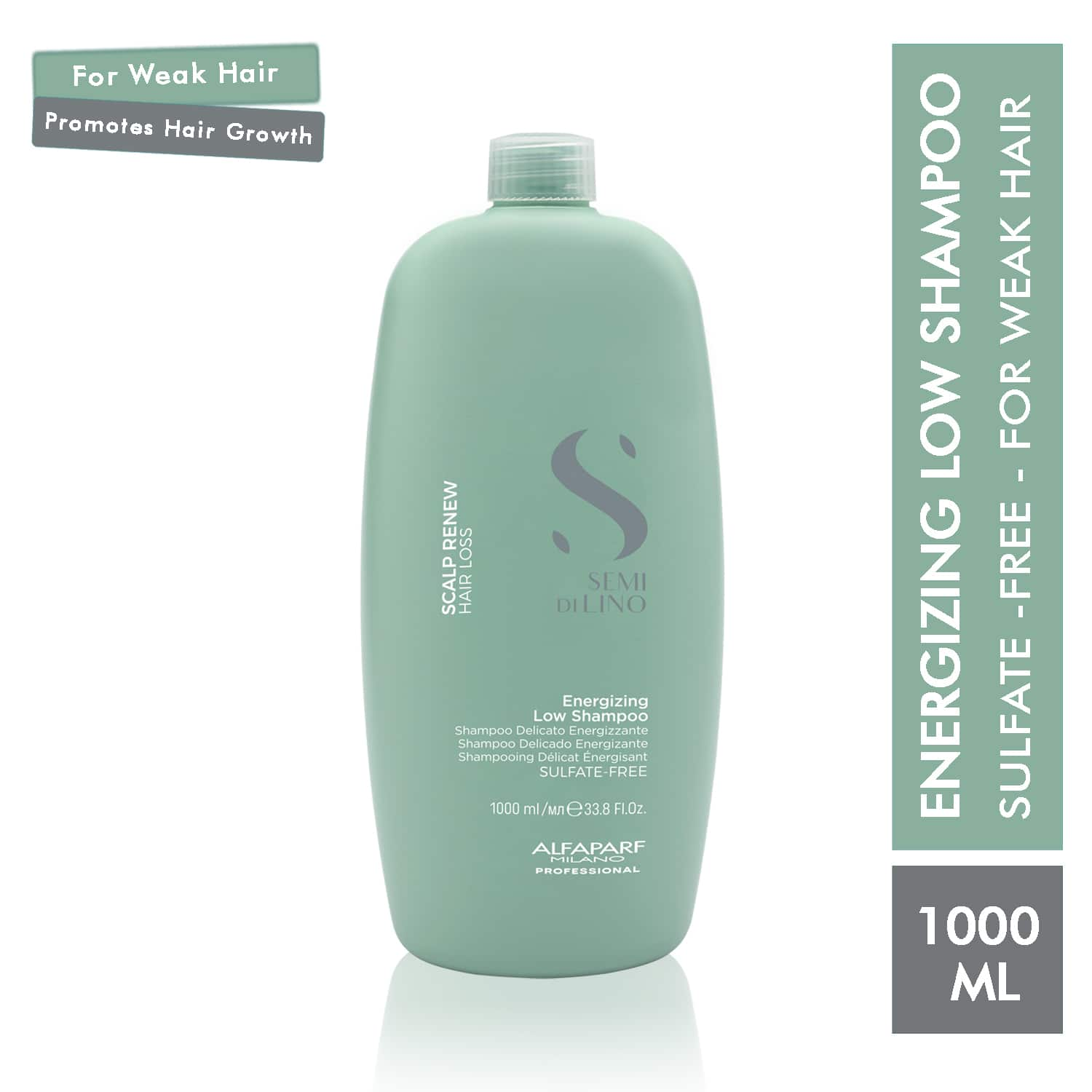 Alfaparf Milano | Alfaparf Milano Scalp Renew Energizing Low Shampoo For Hair Thinning And Hair Fall (1000 ml)