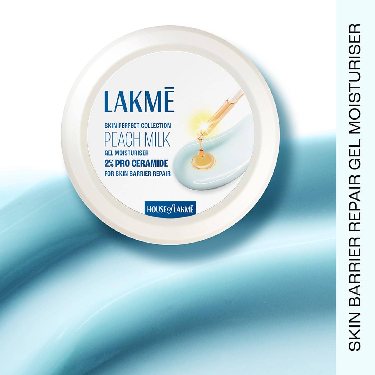 Lakme | Lakme Peach Ceramide Moisturizer with Vitamin E for Dry Normal & Sensitive Skin (200 g)