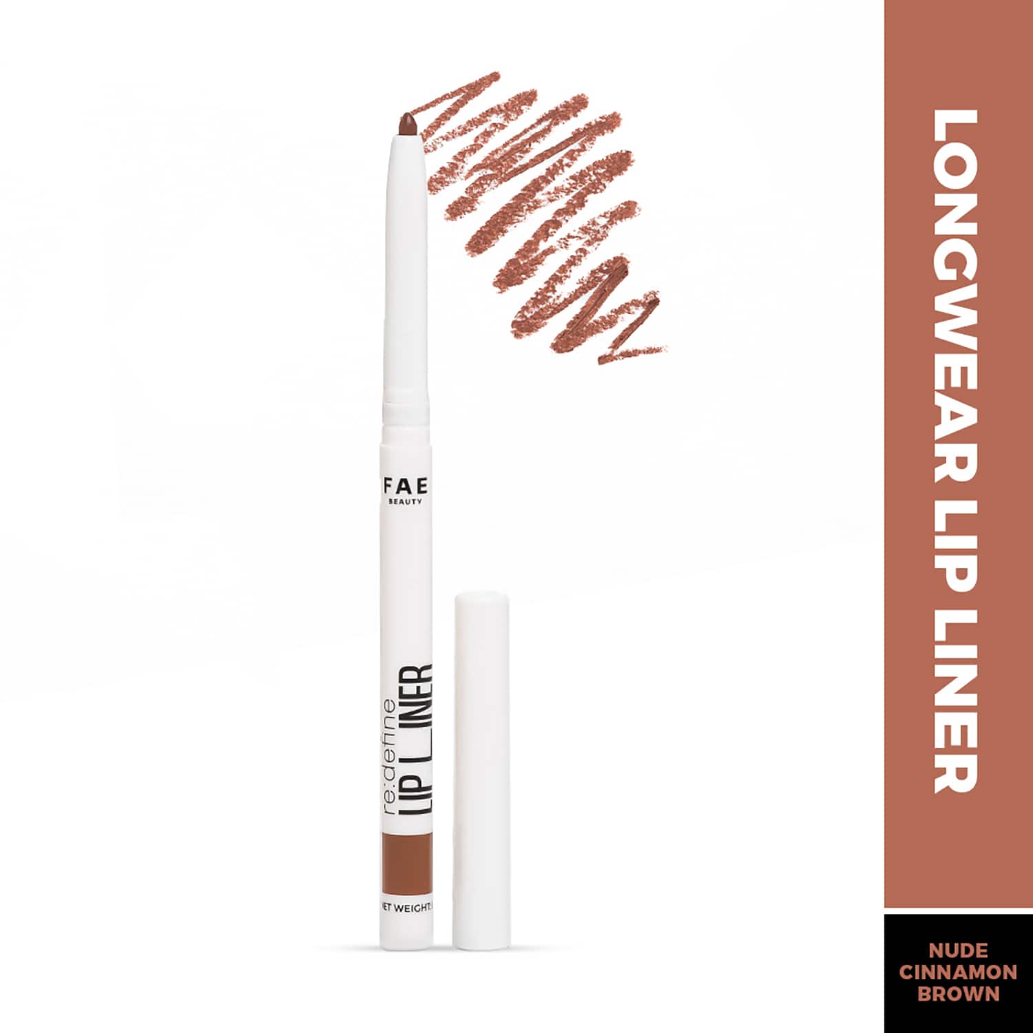 FAE BEAUTY | FAE BEAUTY Re Define Lip Liner - Long-Lasting, Matte, Non-drying - Bottomline (0.3 g)