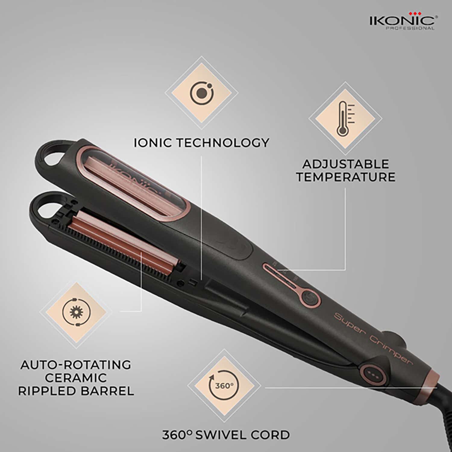 Buy Ikonic Professional Super Crimper (1 pc) Online at Best Price