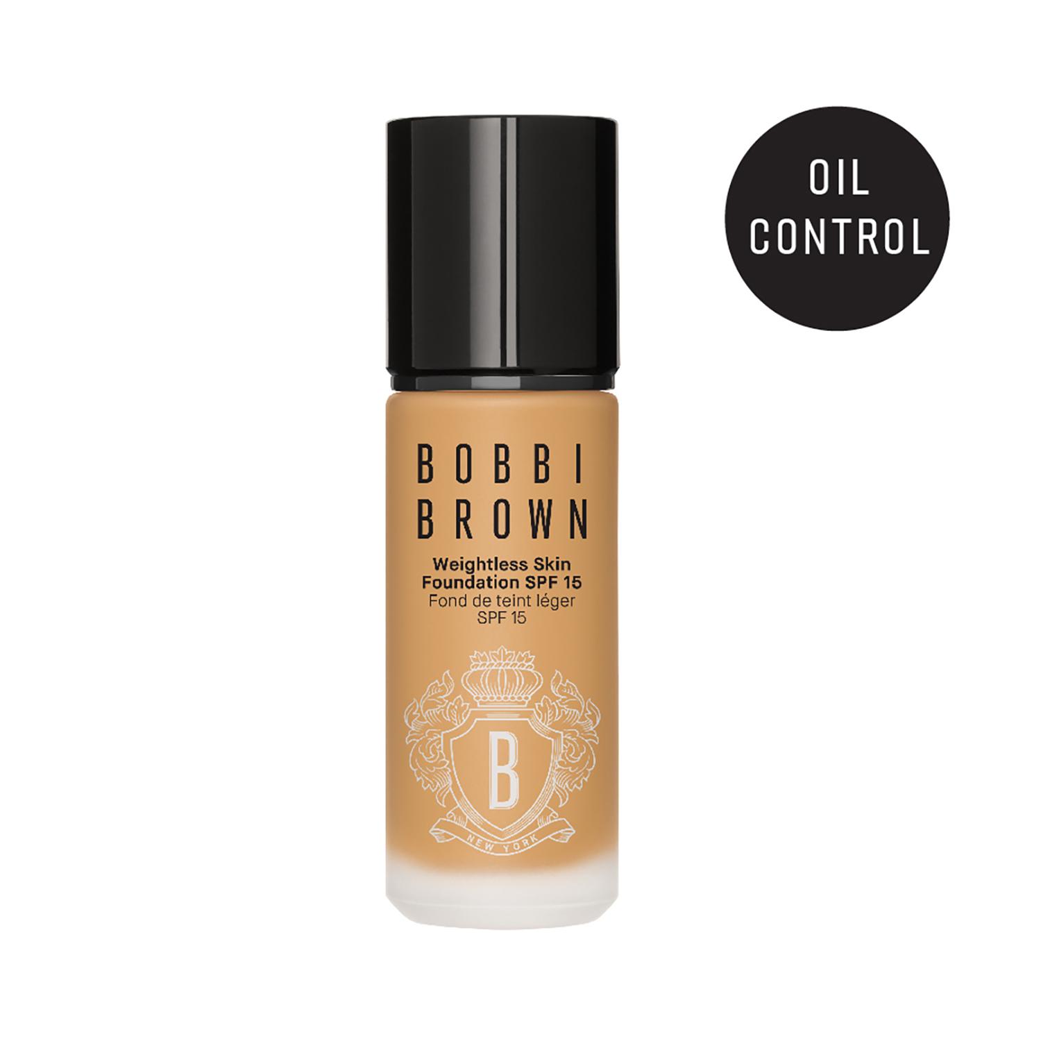 Bobbi Brown | Bobbi Brown Mini Weightless Skin Natural Matte Finish Foundation SPF 15 - Warm Honey (13 ml)