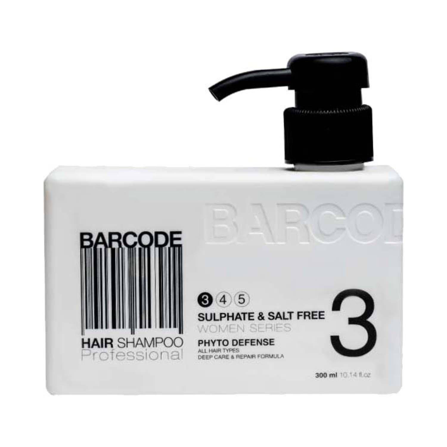 Barcode Professional | Barcode Professional Sulfate & Salt Free Hair Shampoo - BCSH001 (300 ml)