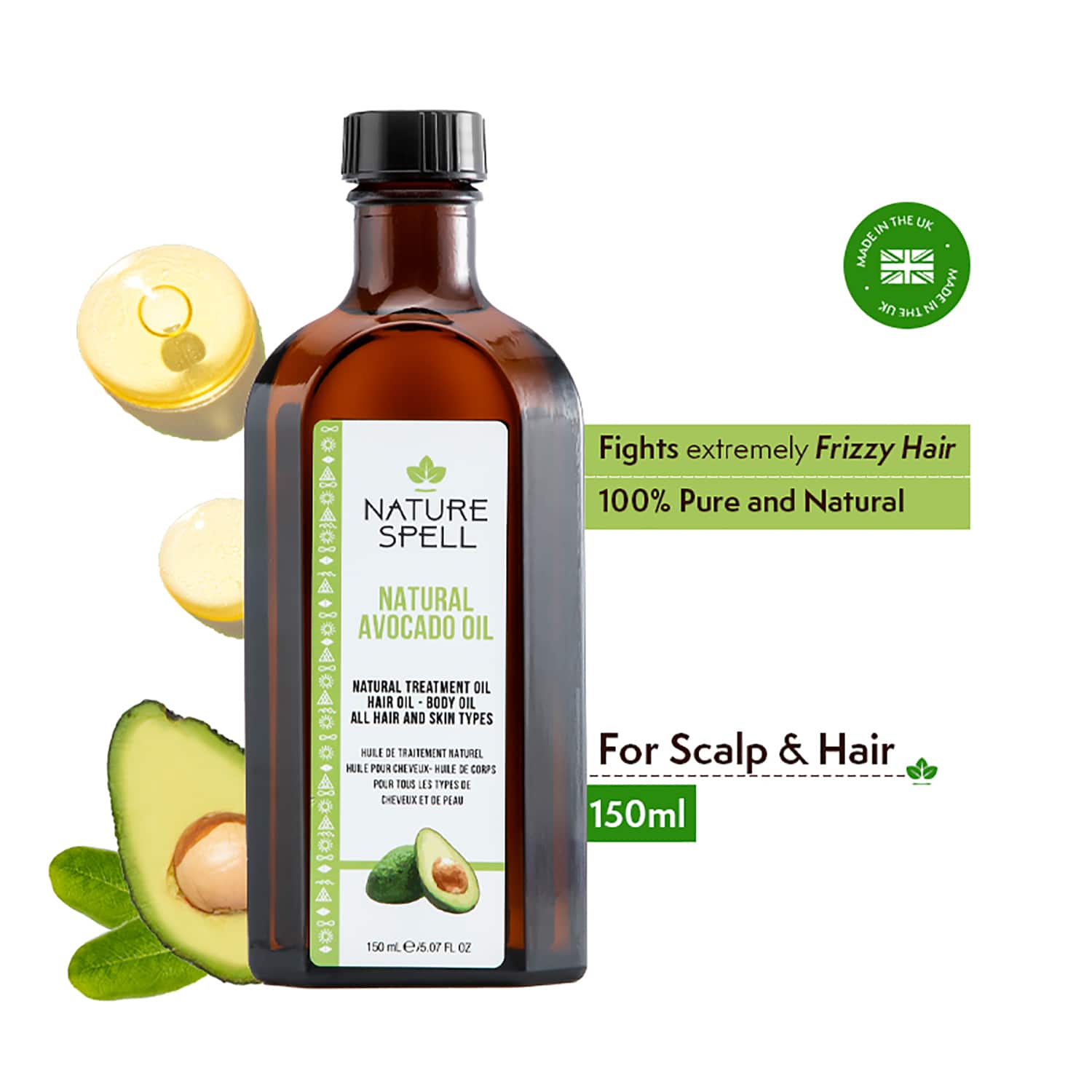 Nature Spell | Nature Spell Avocado Hair Oil (150 ml)