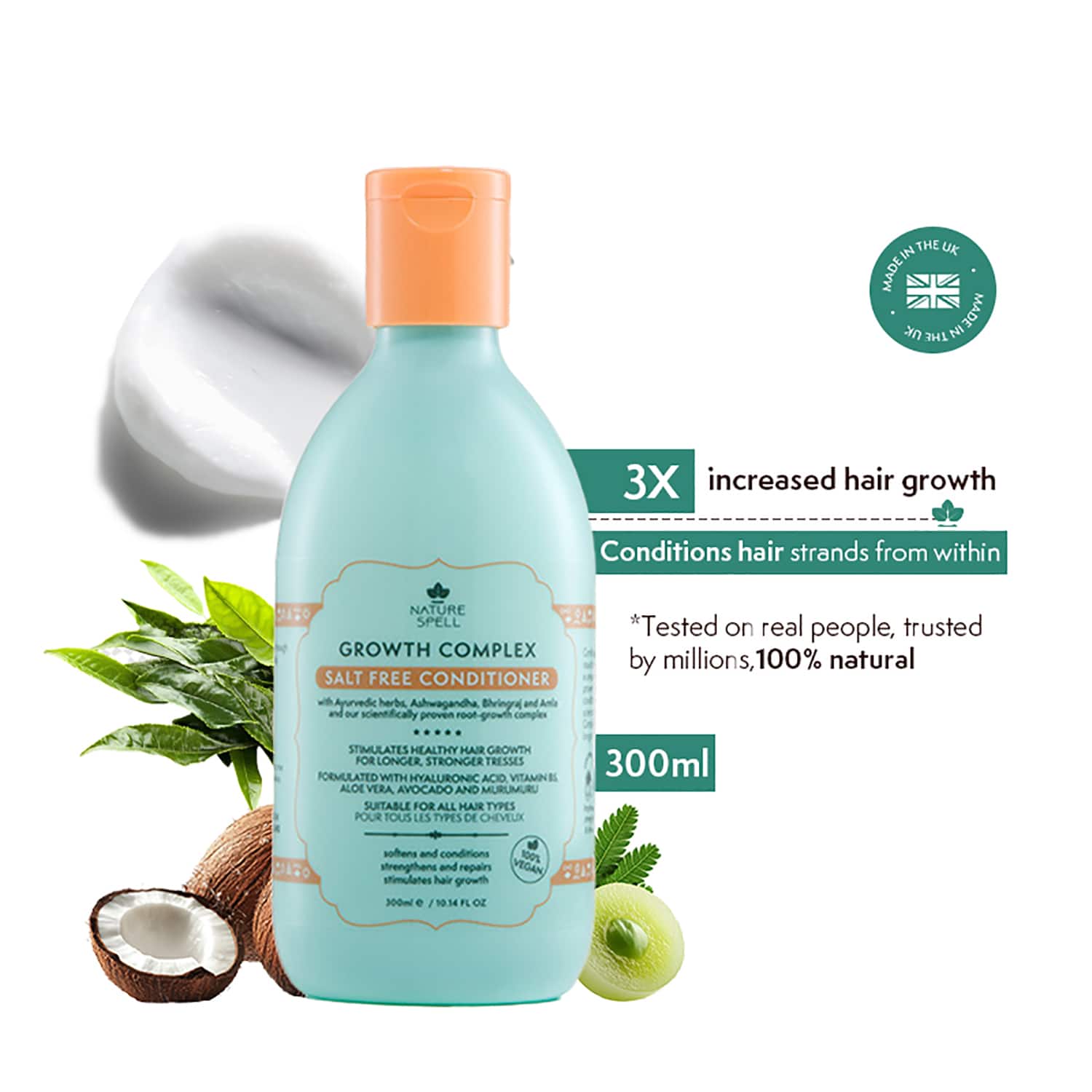 Nature Spell | Nature Spell Growth Complex Conditioner - Sulphate Free (300 ml)