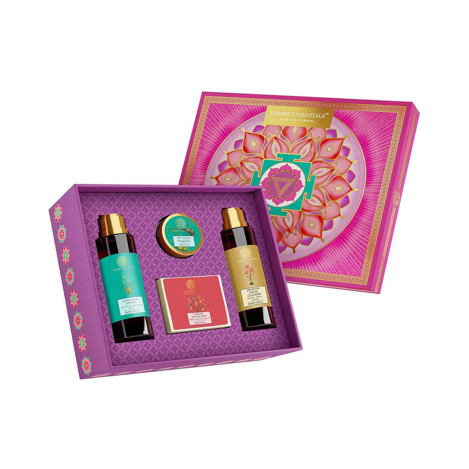 Forest Essentials | Forest Essentials Mini Delights Gift Box - Skincare Gift set