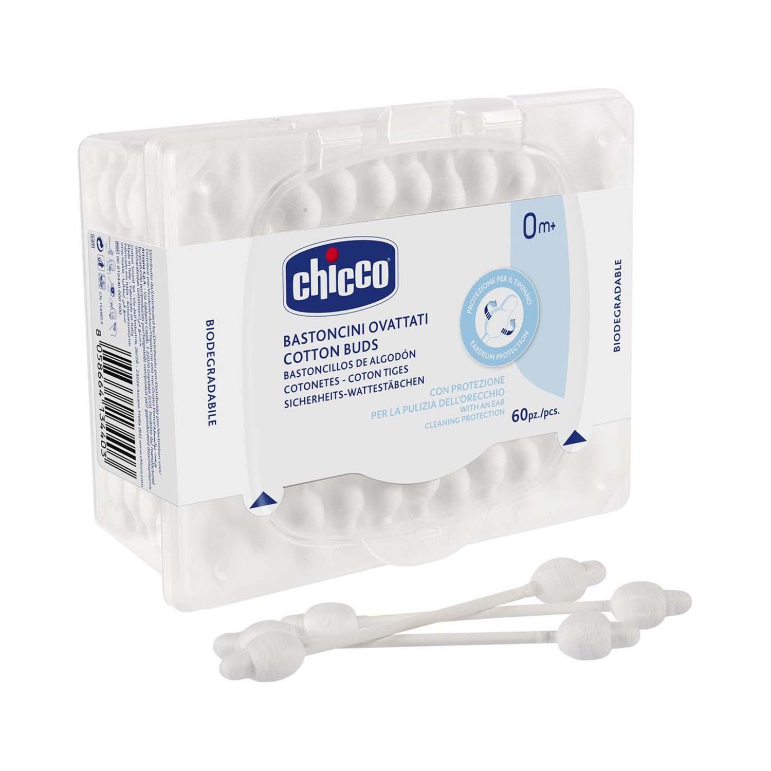 Chicco | Chicco Cotton Buds - (60 Pcs)