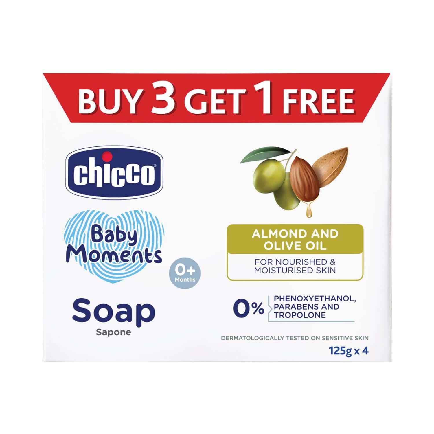 Chicco | Chicco Baby Moments Soap Buy 3 Get 1 Free (125 g)