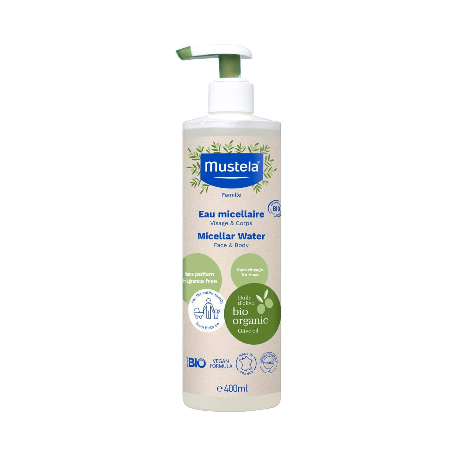 Mustela | Mustela Micellar Water (Face & Body) (400 ml)