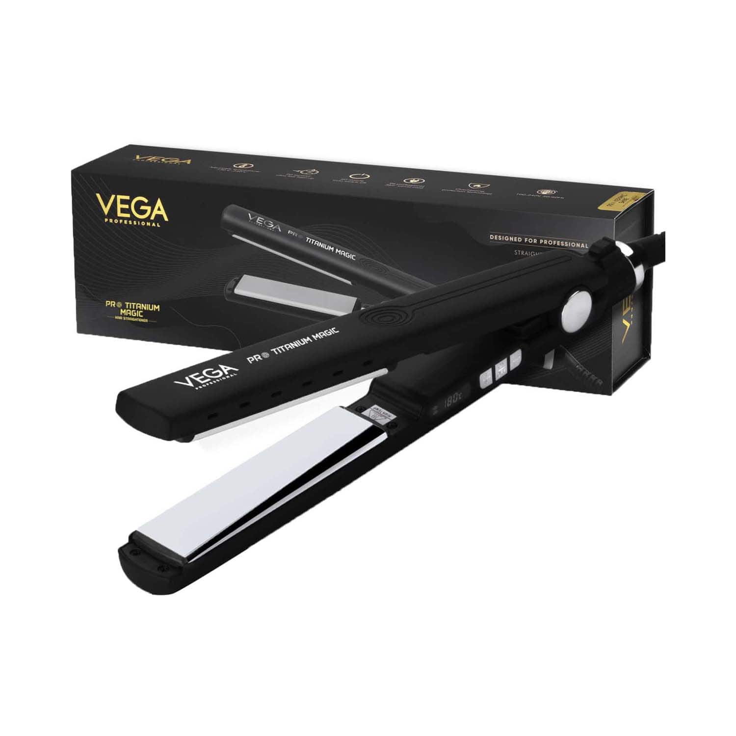 VEGA Professional | VEGA Professional Pro Titanium Magic Hair Straightener (Vpphs-12)