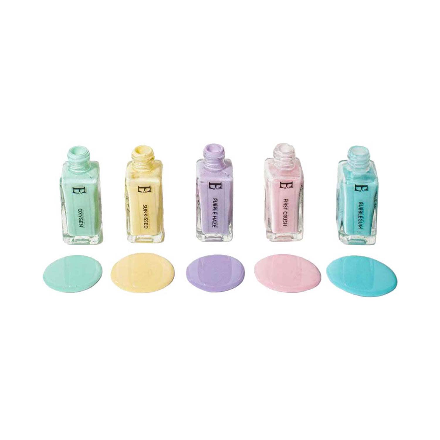 Ellement Co. | Ellement Co. Pastel Dreams First Crush Purple Haze Sunkissed Oxygen Bubblegum Vegan Nail Lacquer Set