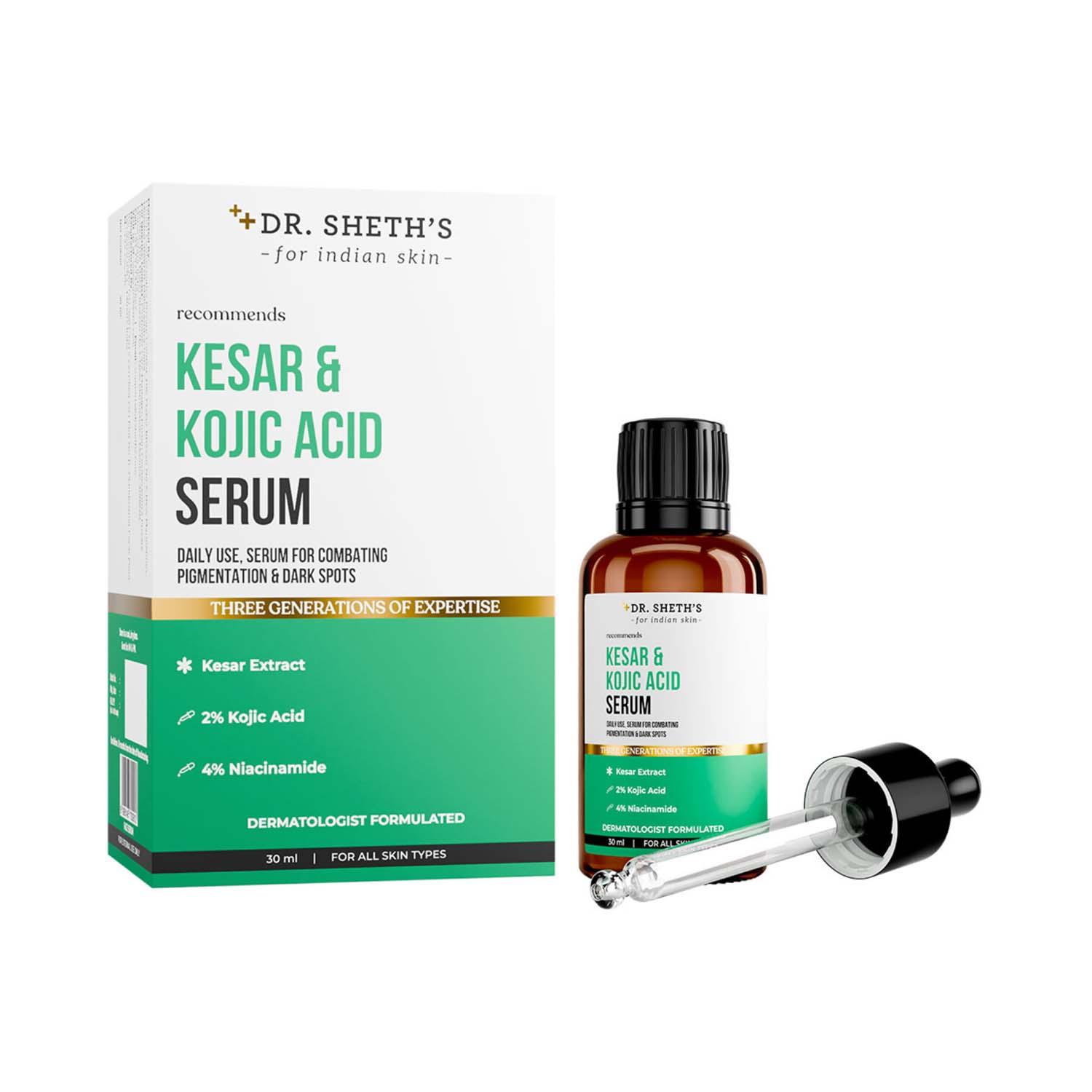 Dr. Sheth's | Dr. Sheth’s Kesar & Kojic Acid Serum (30 ml)